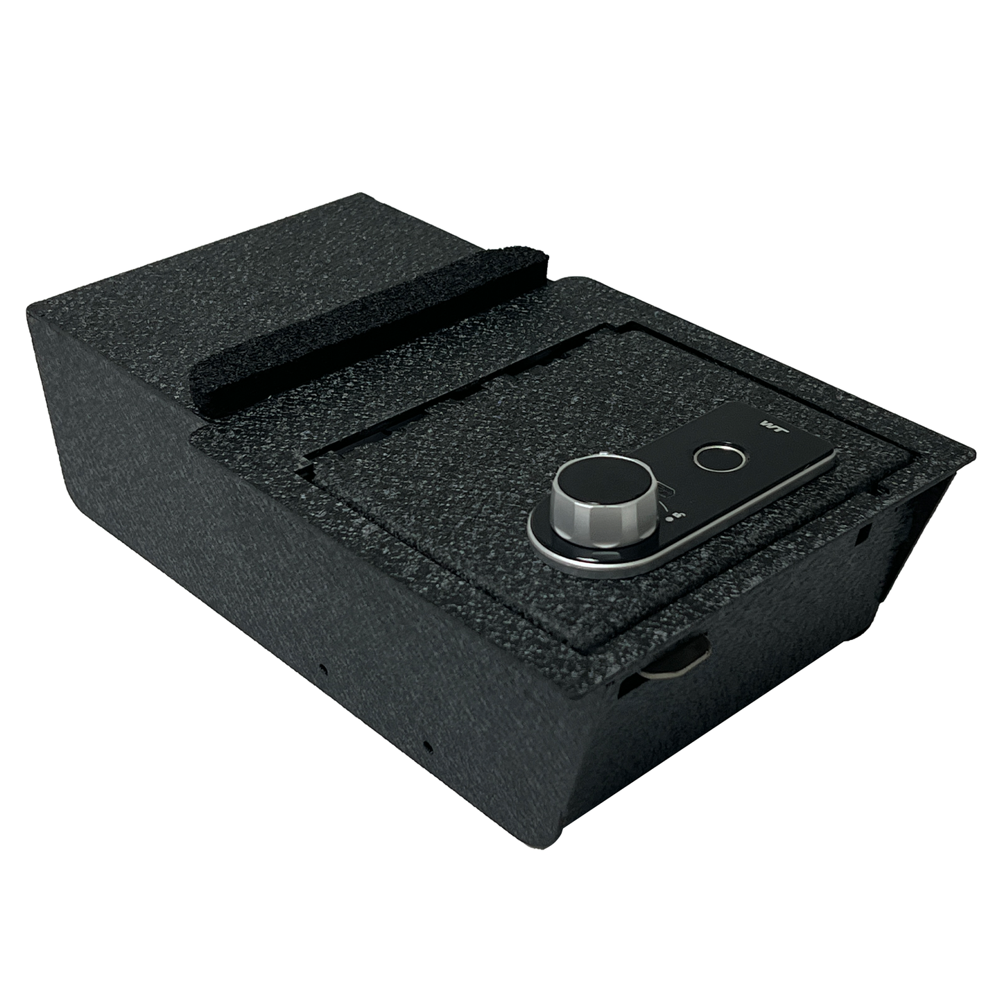 Console Safe Vault Box for Tesla Model Y (Fingerprint Lock with Key): 2021-2024
