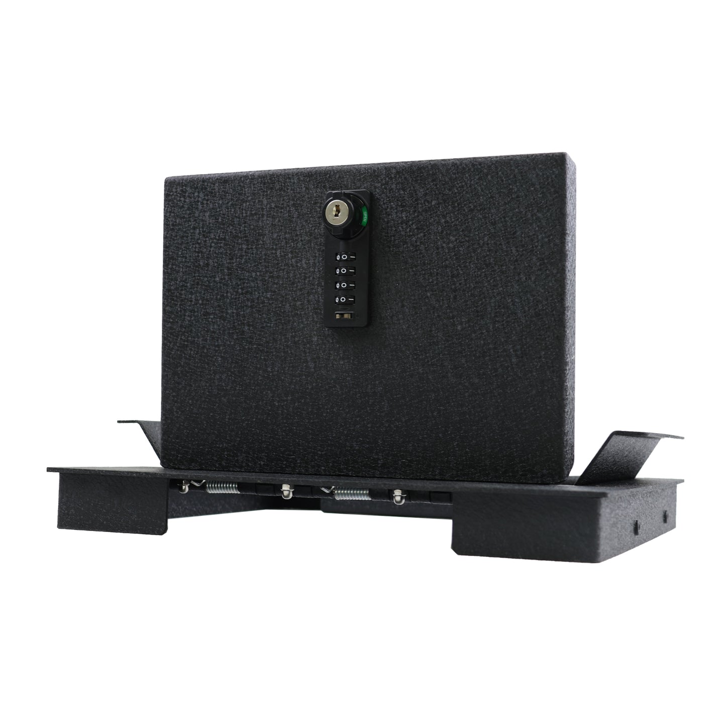 Console Safe Vault Box for Ford F250 Super Duty (4-Digit Combo Lock with Key): 2023-2025
