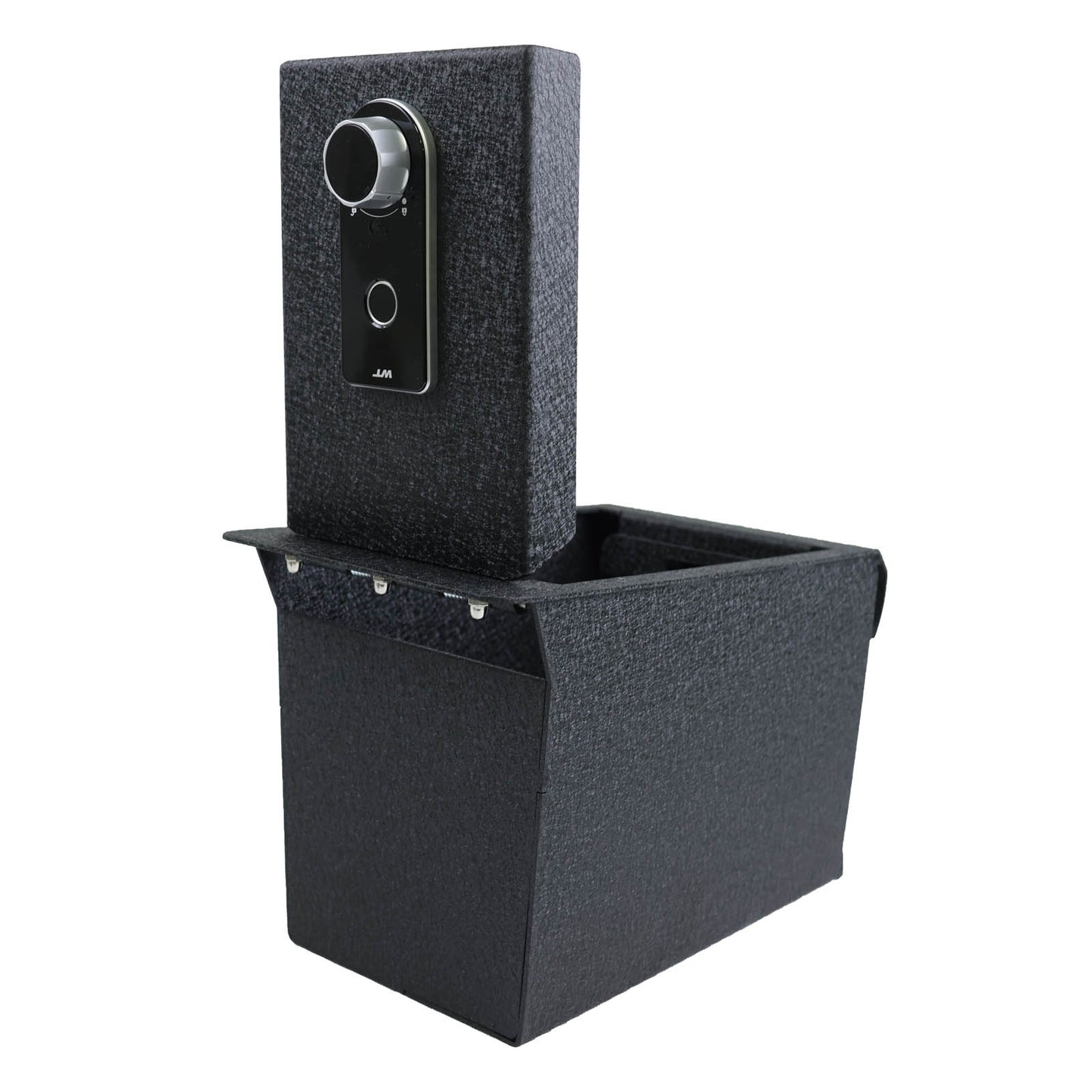 Console Safe Vault Box for Toyota Camry (Fingerprint Lock with Key): 2018-2024