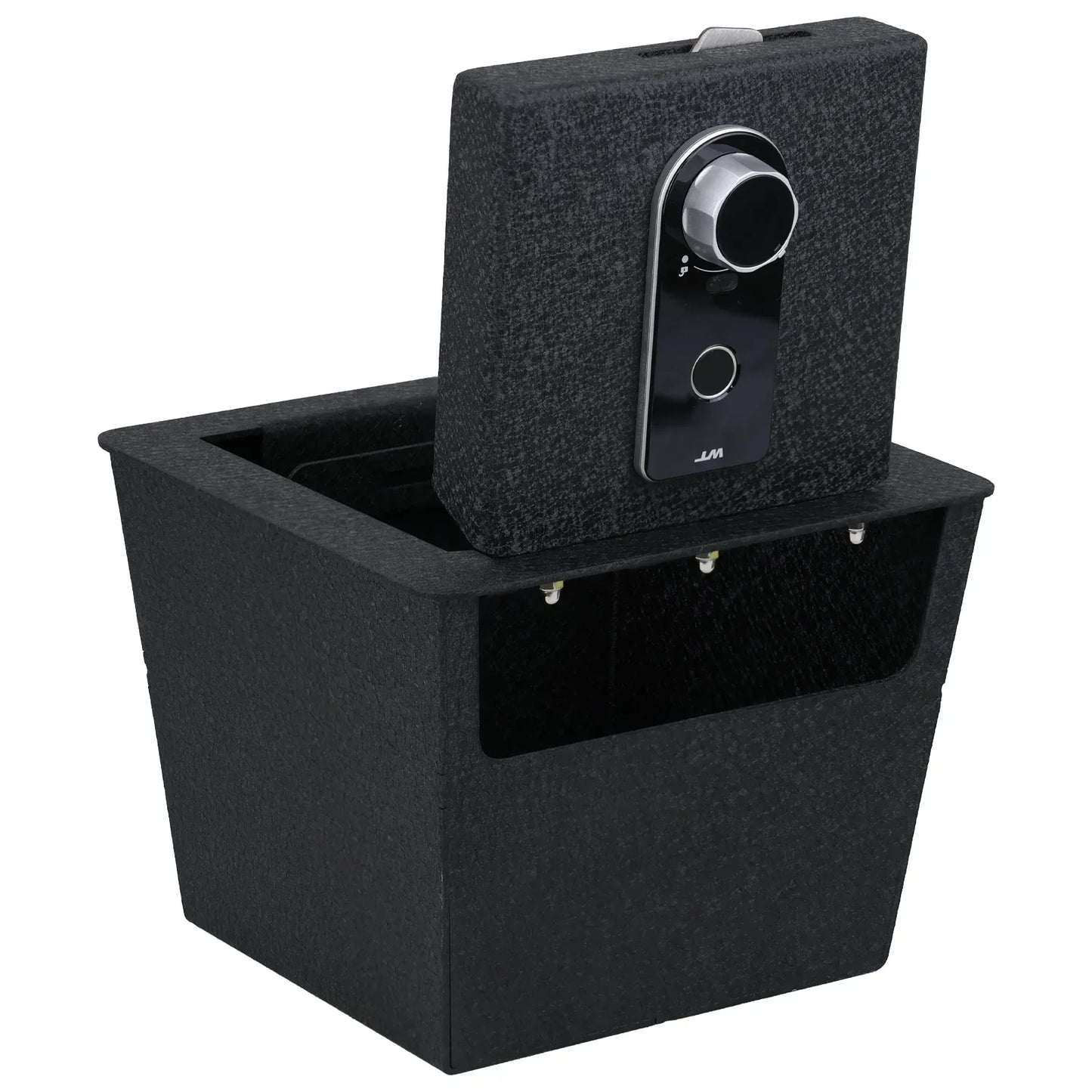 Console Safe Vault Box for Toyota FJ Cruiser (Fingerprint Lock with Key): 2007-2025