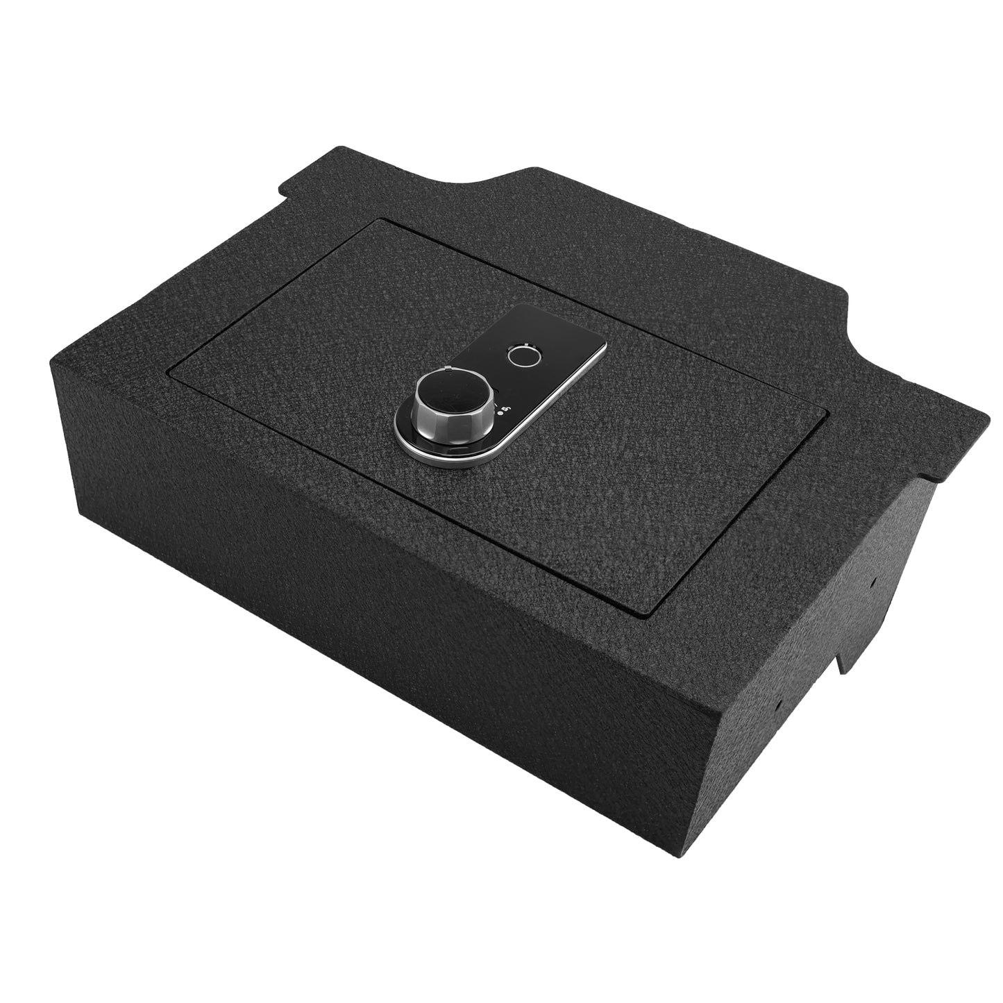 Pro Console Safe Vault Box for Dodge Ram 1500/2500/3500 Bighorn (Fingerprint Lock with Key): 2019-2025