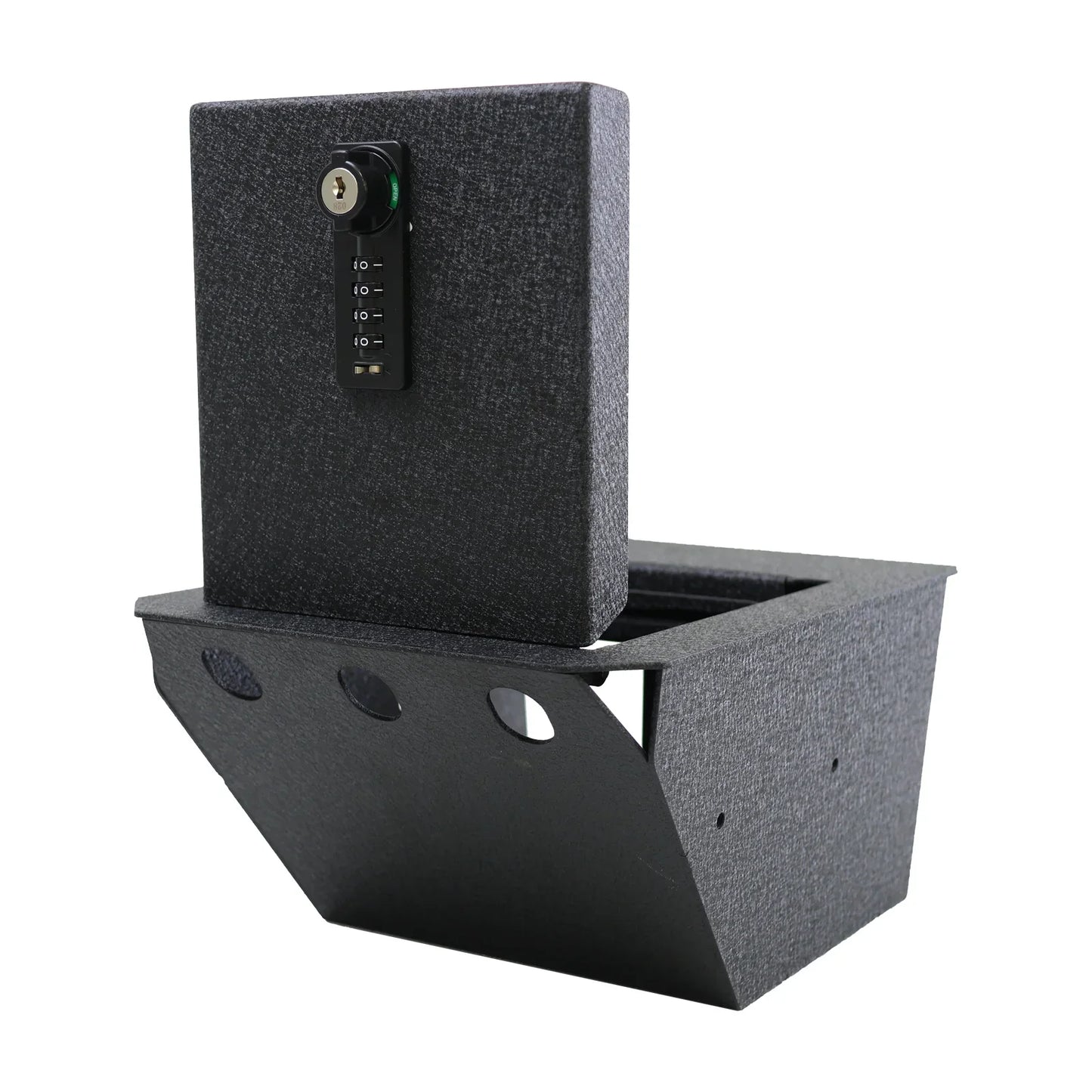 Console Safe Vault Box for Tesla Cybertruck (4-Digit Combo Lock with Key): 2024-2026