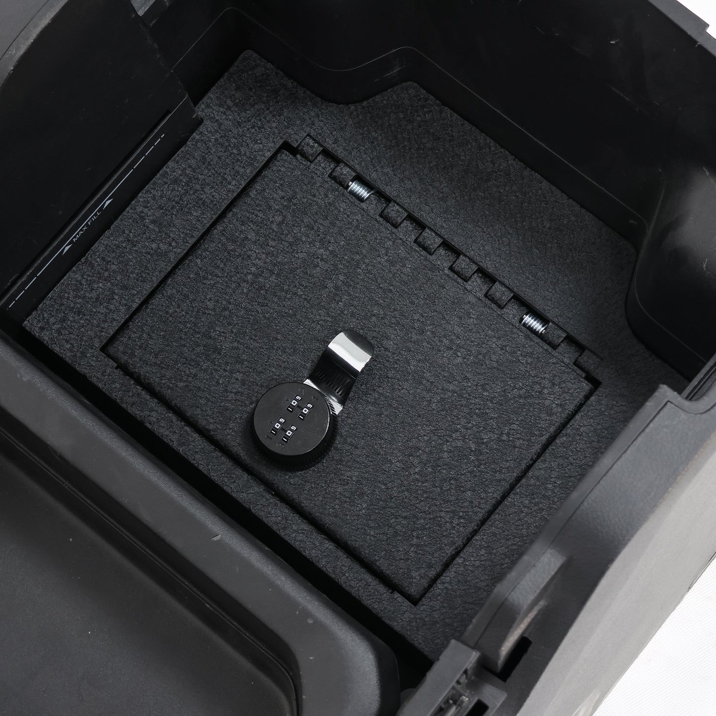 Console Vault Safe Box for Ram 1500 Laramie (4-Digit Combo Lock): 2019-2025