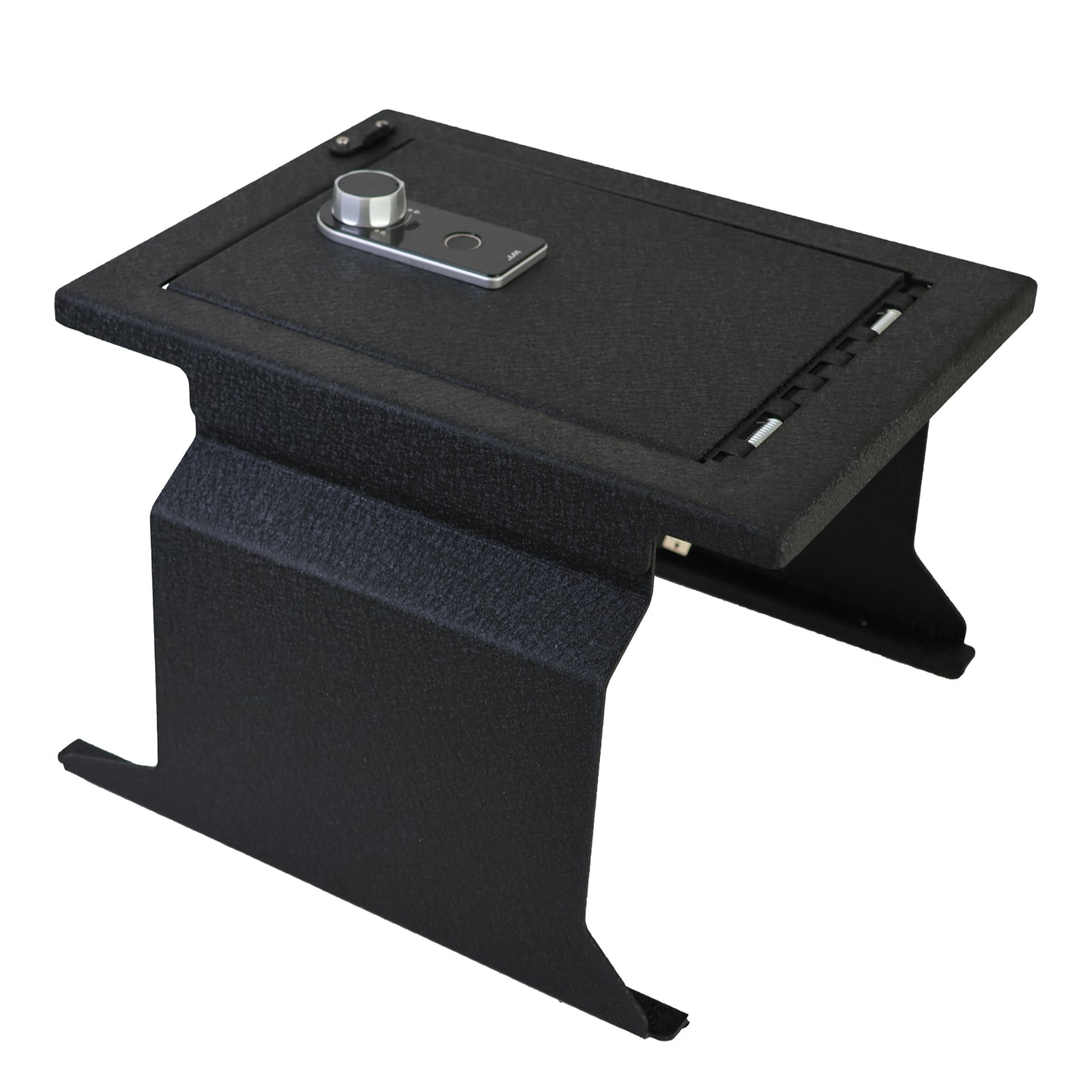Console Safe Vault Box for Ford F150 (Fingerprint Lock with Key): 2012-2014