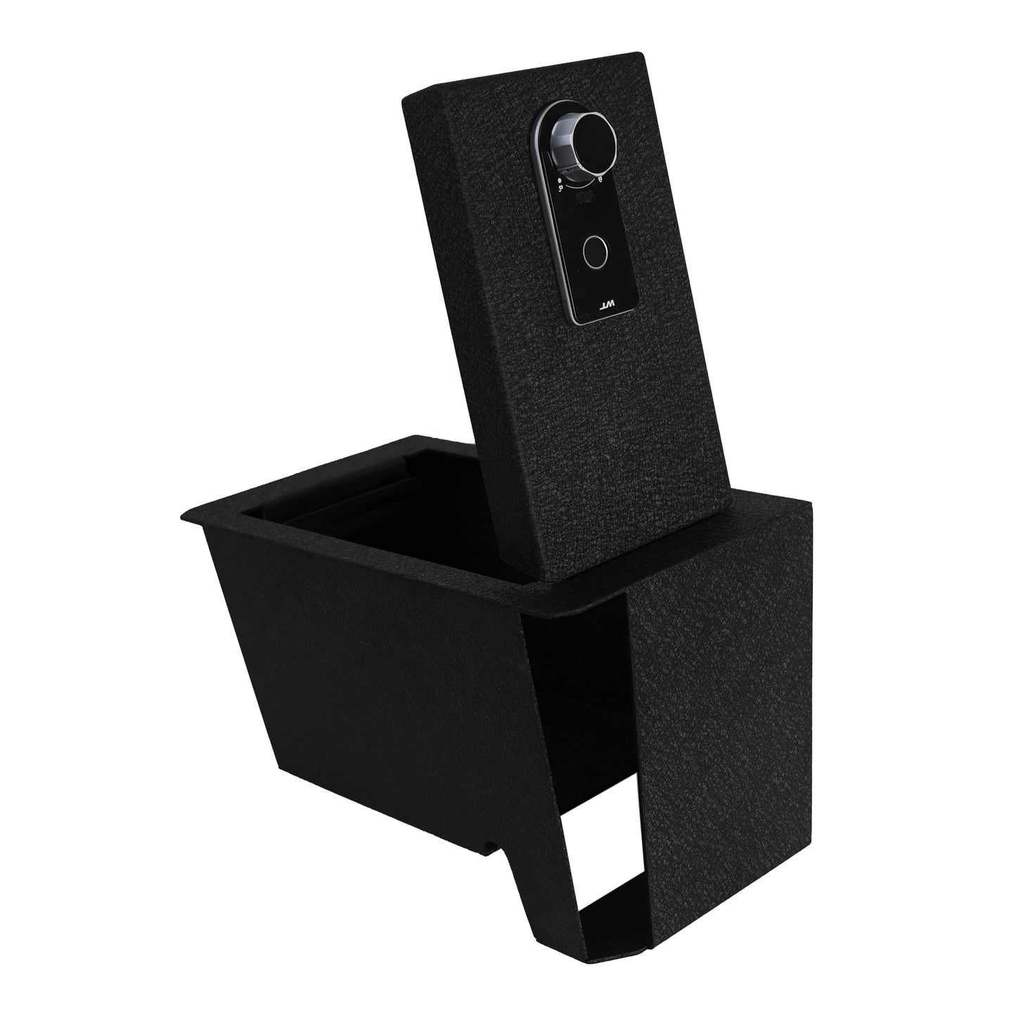 Console Safe Vault Box for Toyota Tundra (Fingerprint Lock with Key): 2022-2026