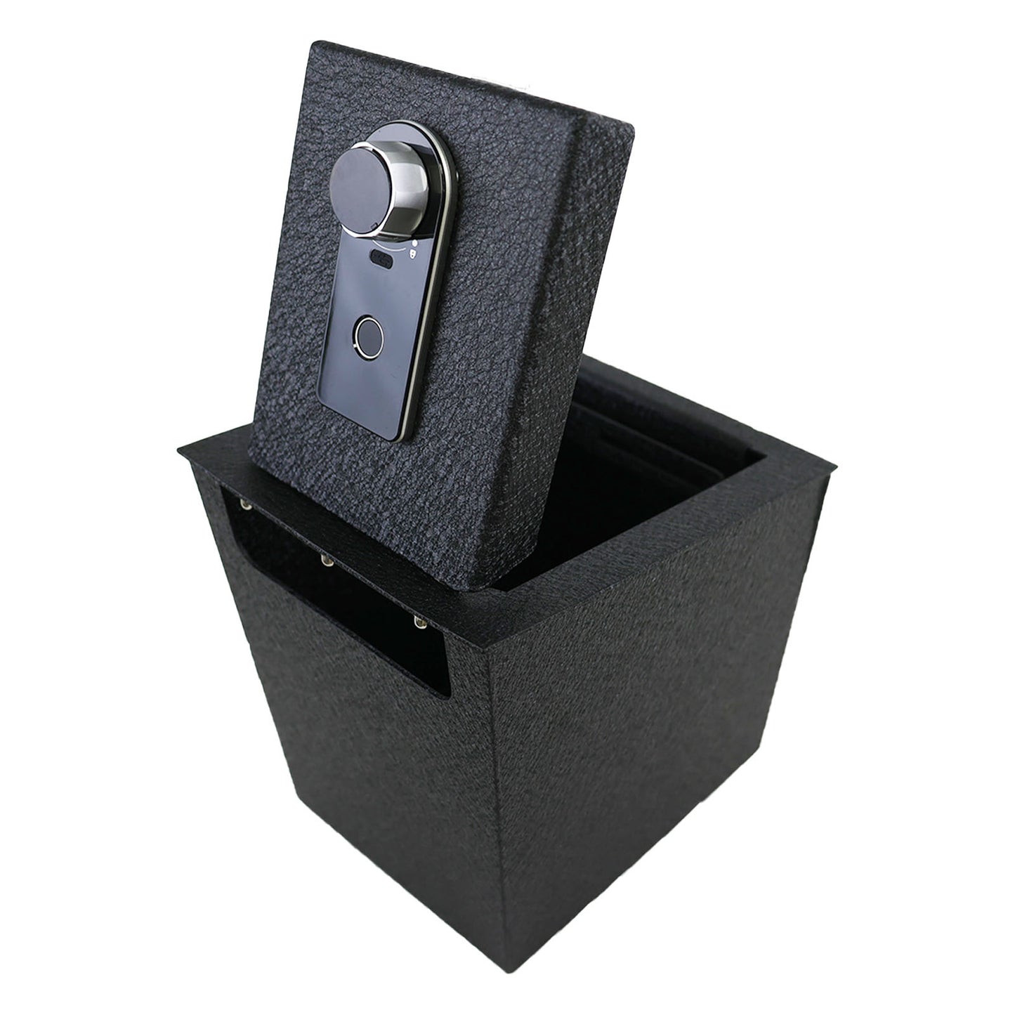 Console Safe Vault Box for Hyundai Tucson Not Limted (Fingerprint Lock with Key): 2022-2024
