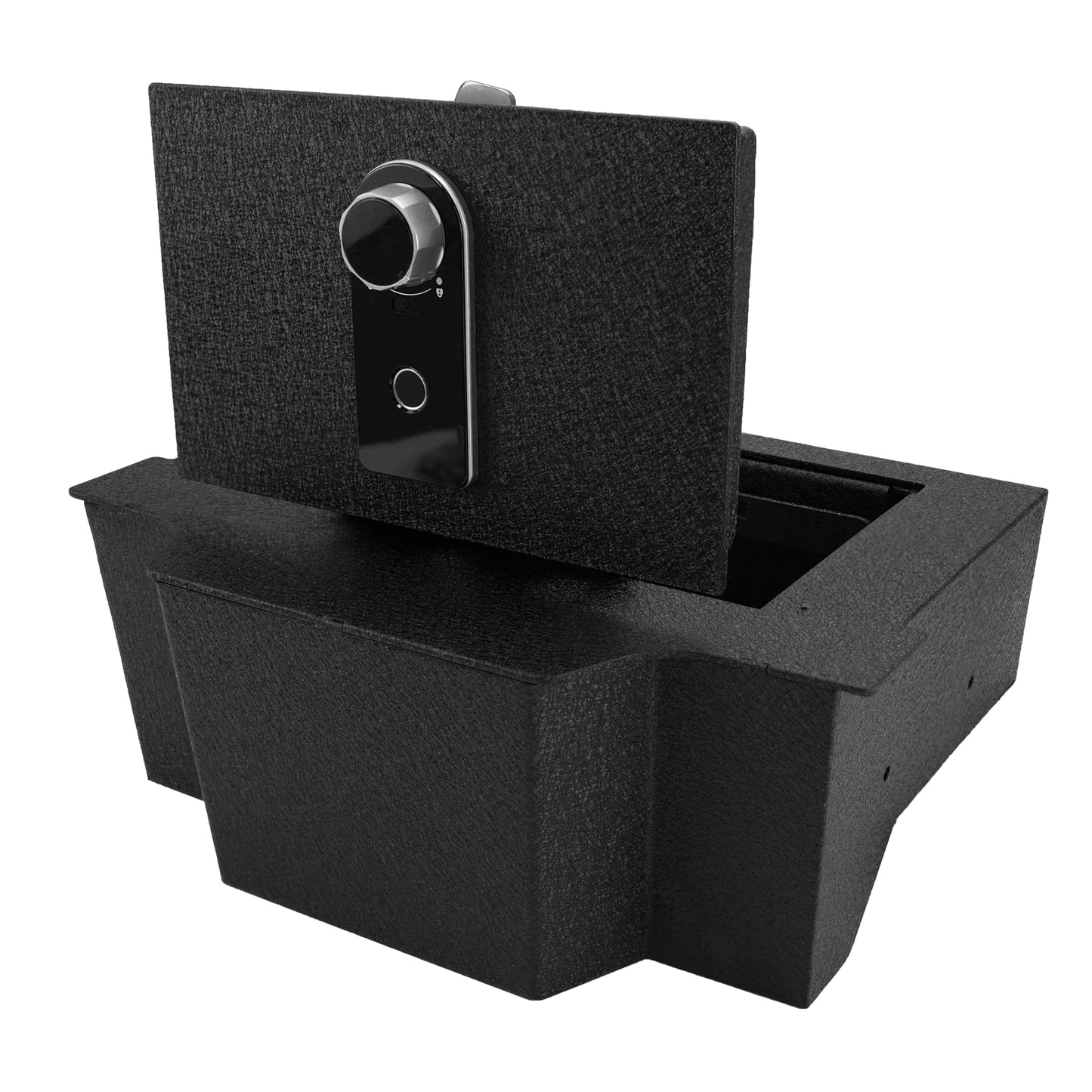 Pro Console Safe Vault Box for Dodge Ram 1500/2500/3500 Bighorn (Fingerprint Lock with Key): 2019-2025