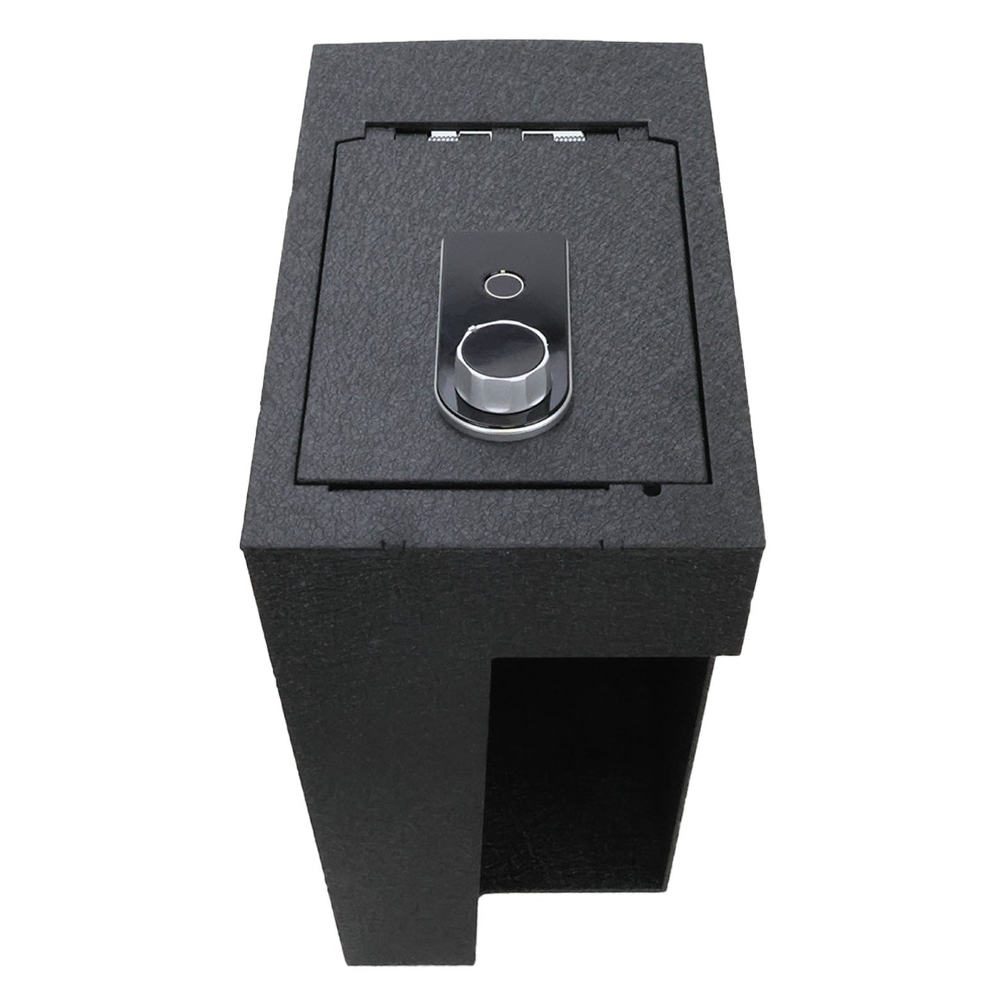 Console Safe Vault Box for Chevrolet Equinox (Fingerprint Lock with Key): 2018-2024