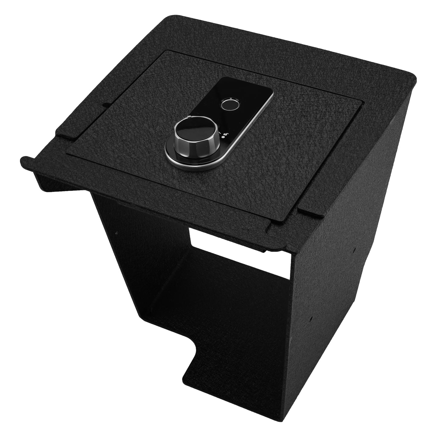 Pro Console Safe Vault Box for Nissan Frontier (Fingerprint Lock with Key): 2022-2025