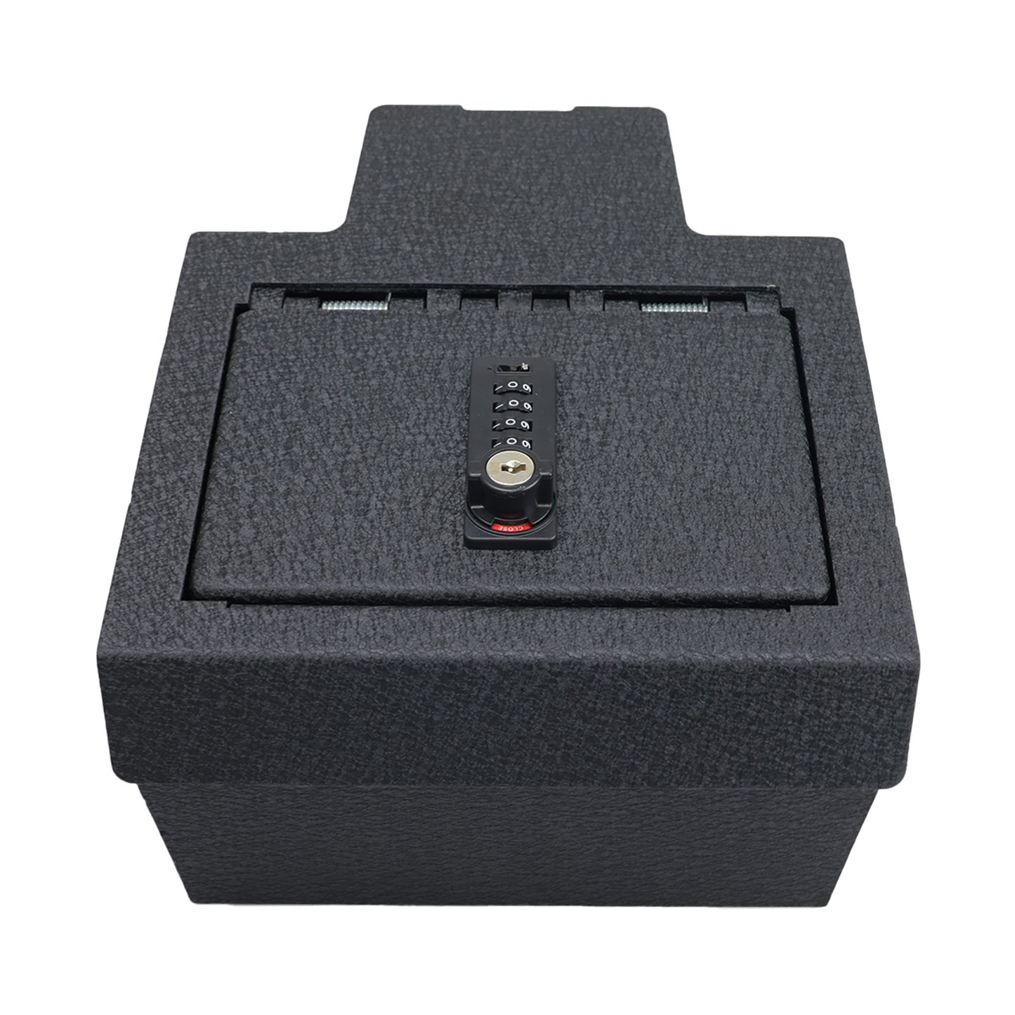 Console Safe Vault Box for Chevrolet Silverado EV (4-Digit Combo Lock with Key): 2024-2025