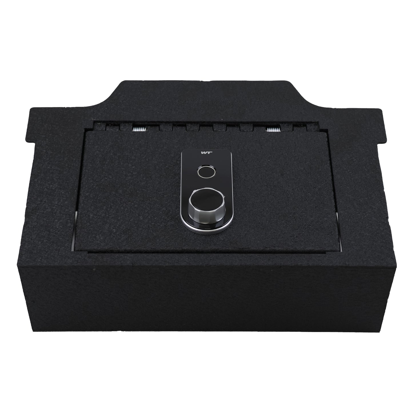 Console Safe Vault Box for Dodge Ram 1500/2500/3500 Bighorn (Fingerprint Lock with Key): 2019-2025