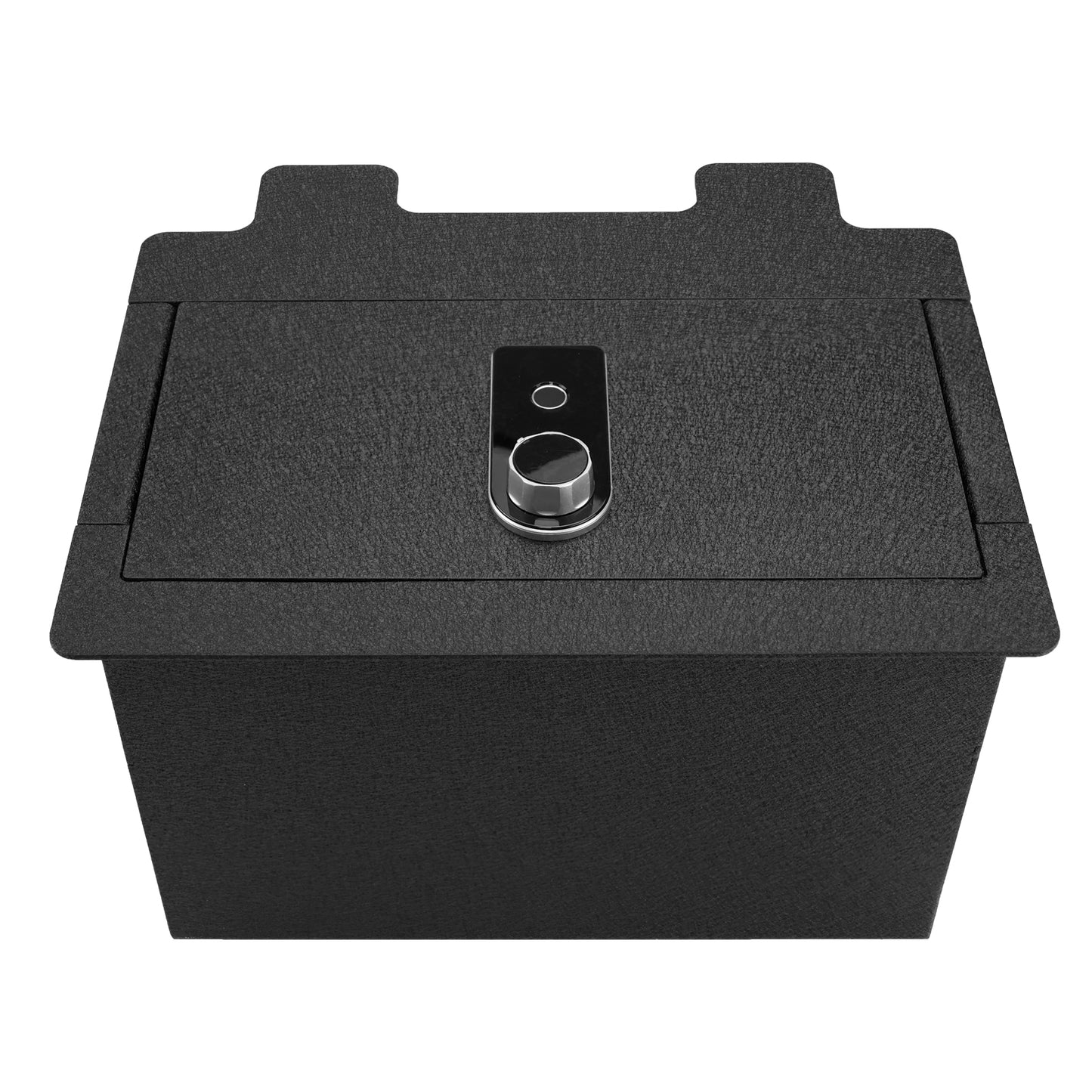 Pro Console Safe Vault Box for Chevrolet Silverado 1500 (Fingerprint Lock with Key): 2019-2022
