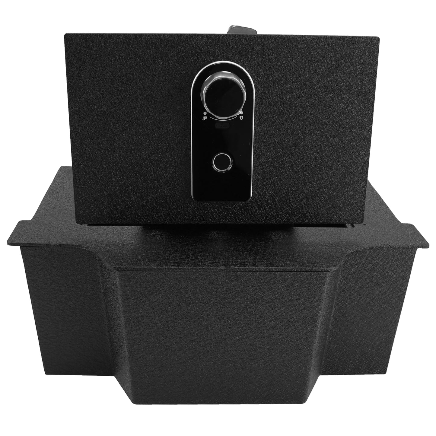 Pro Console Safe Vault Box for Dodge Ram 1500/2500/3500 Bighorn (Fingerprint Lock with Key): 2019-2025