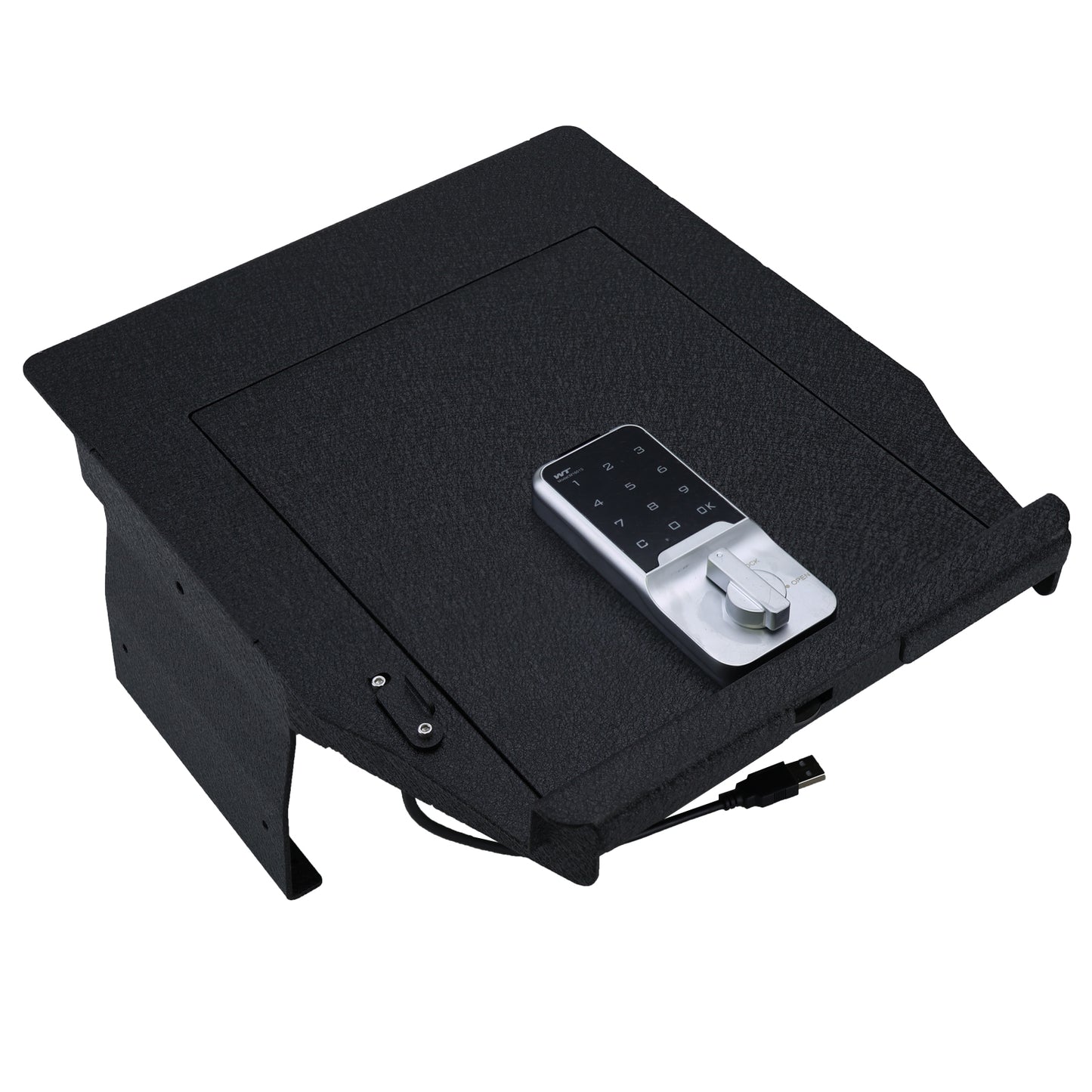 Pro Console Safe Vault Box for Ford F-150 Lightning (Electronic Keypad Lock): 2021-2024