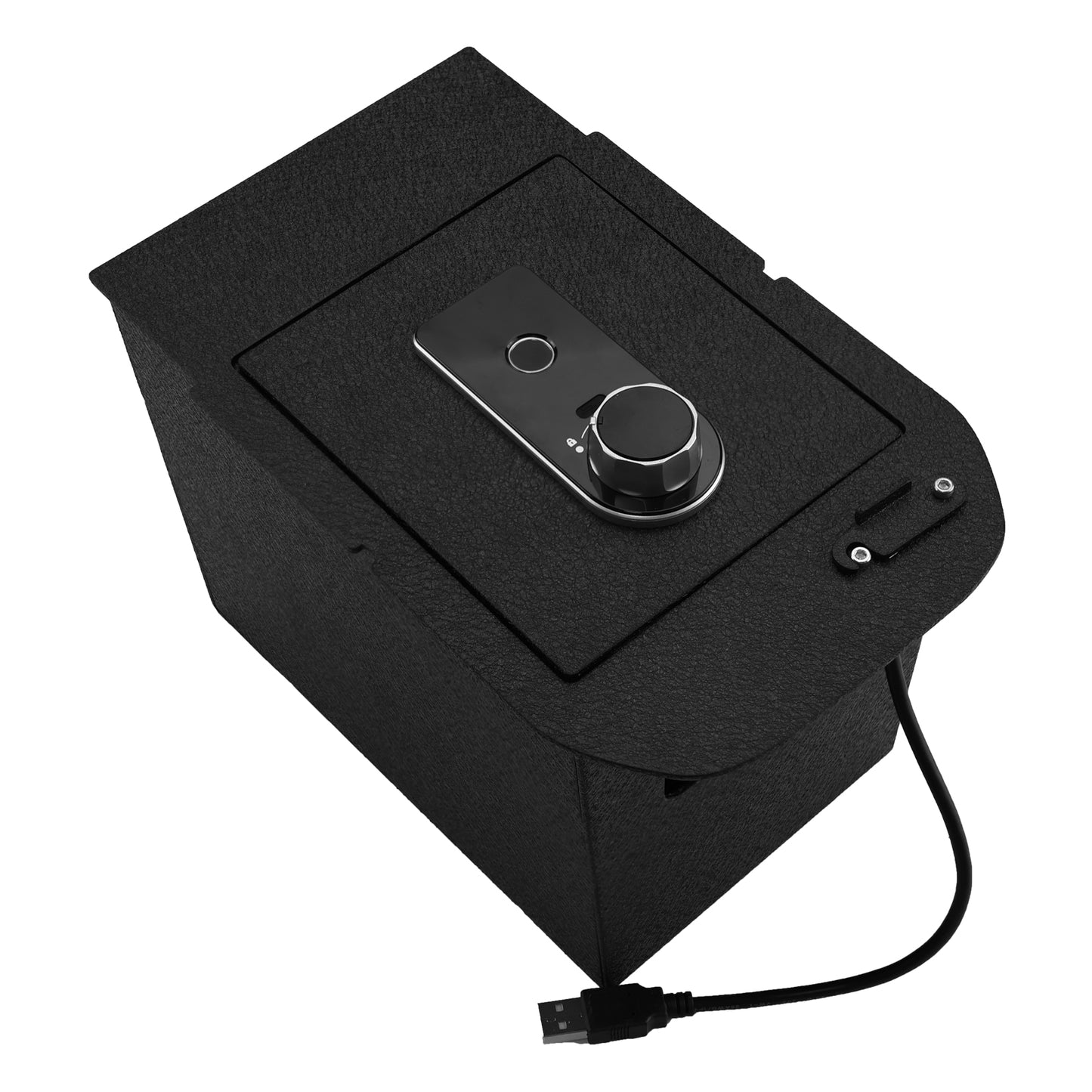 Pro Console Safe Vault Box for Toyota RAV4 (Fingerprint Lock with Key): 2019-2025