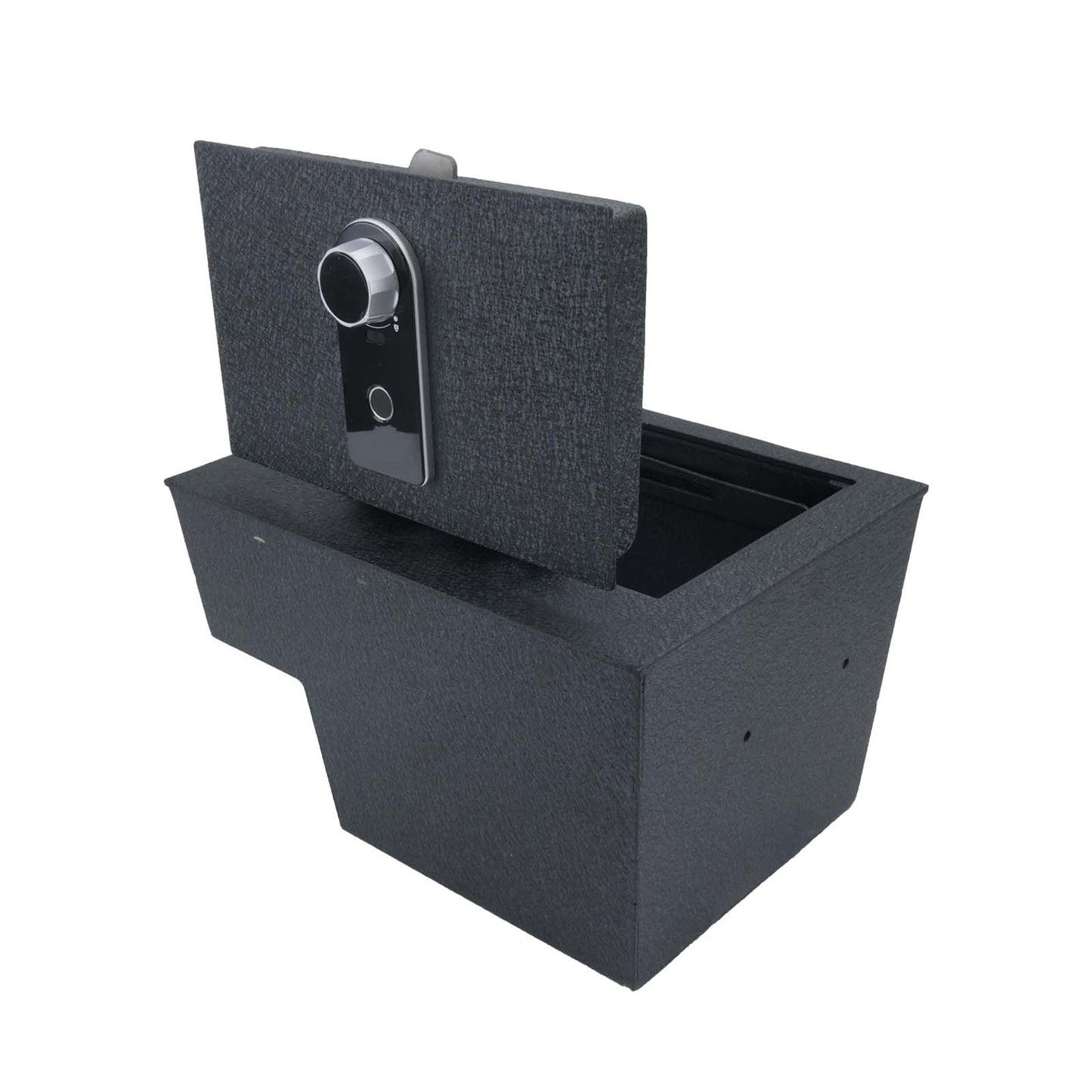 Pro Console Safe Vault Box for Nissan Armada (Fingerprint Lock with Key): 2018-2024