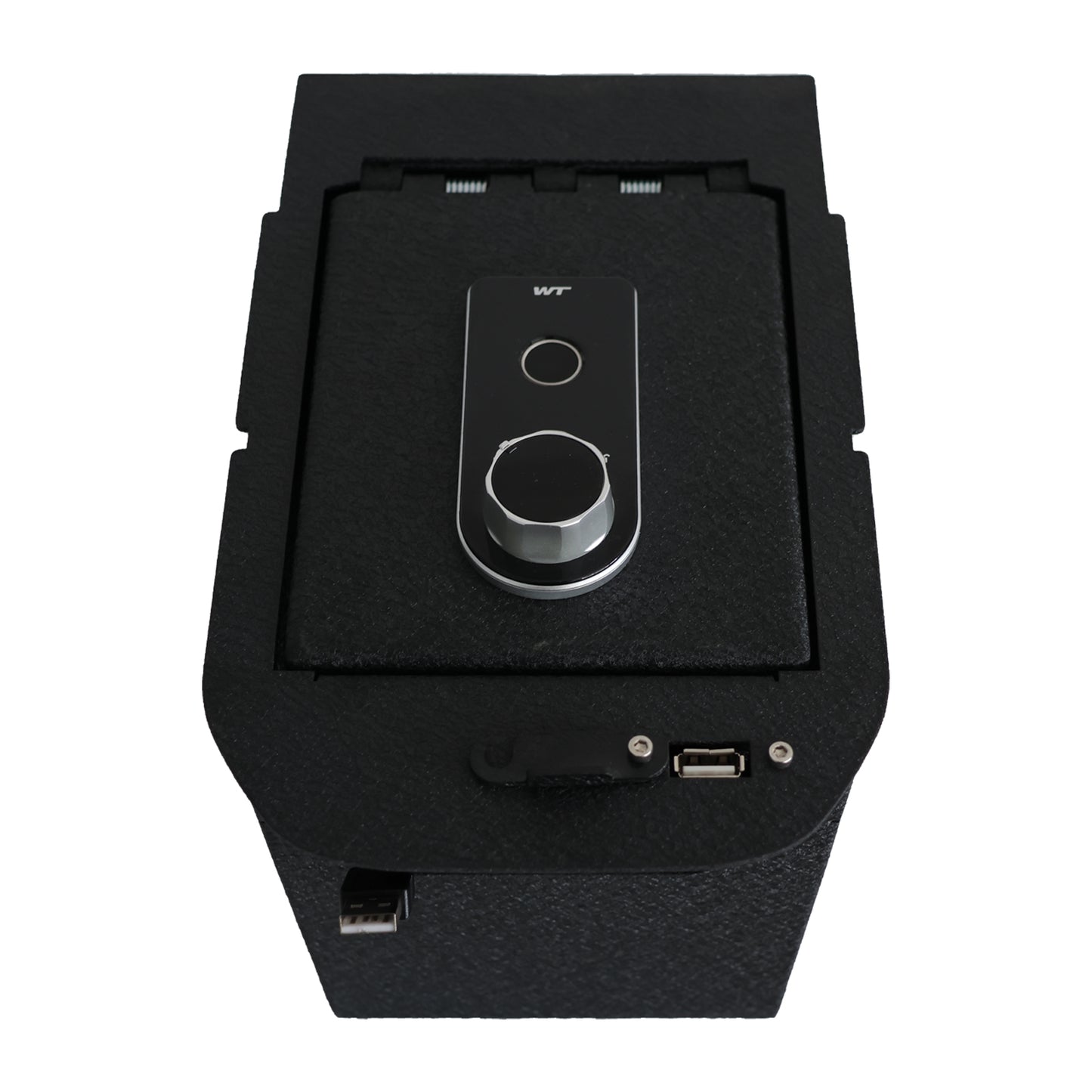 Console Safe Vault Box for Toyota RAV4 (Fingerprint Lock with Key): 2019-2025
