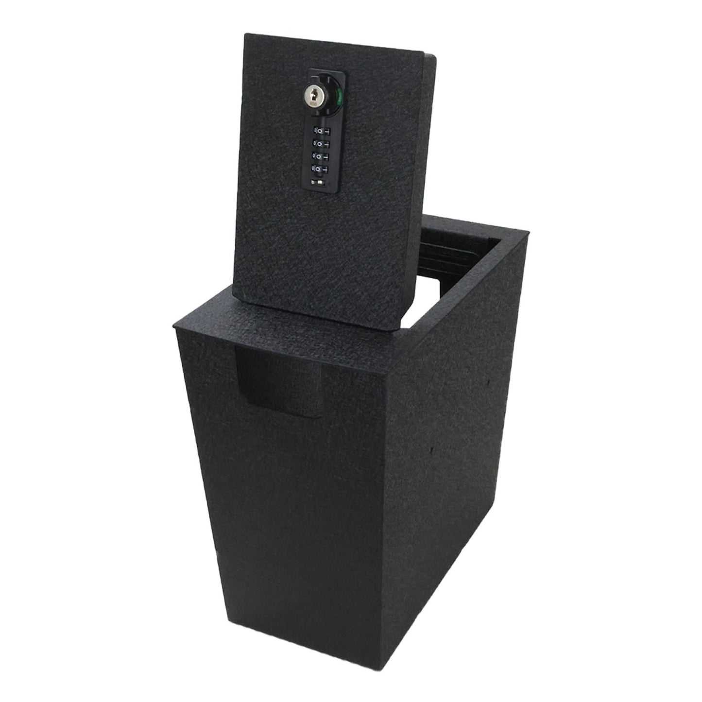 Console Safe Vault Box for Chevrolet Equinox (4-Digit Combo Lock with Key): 2018-2024