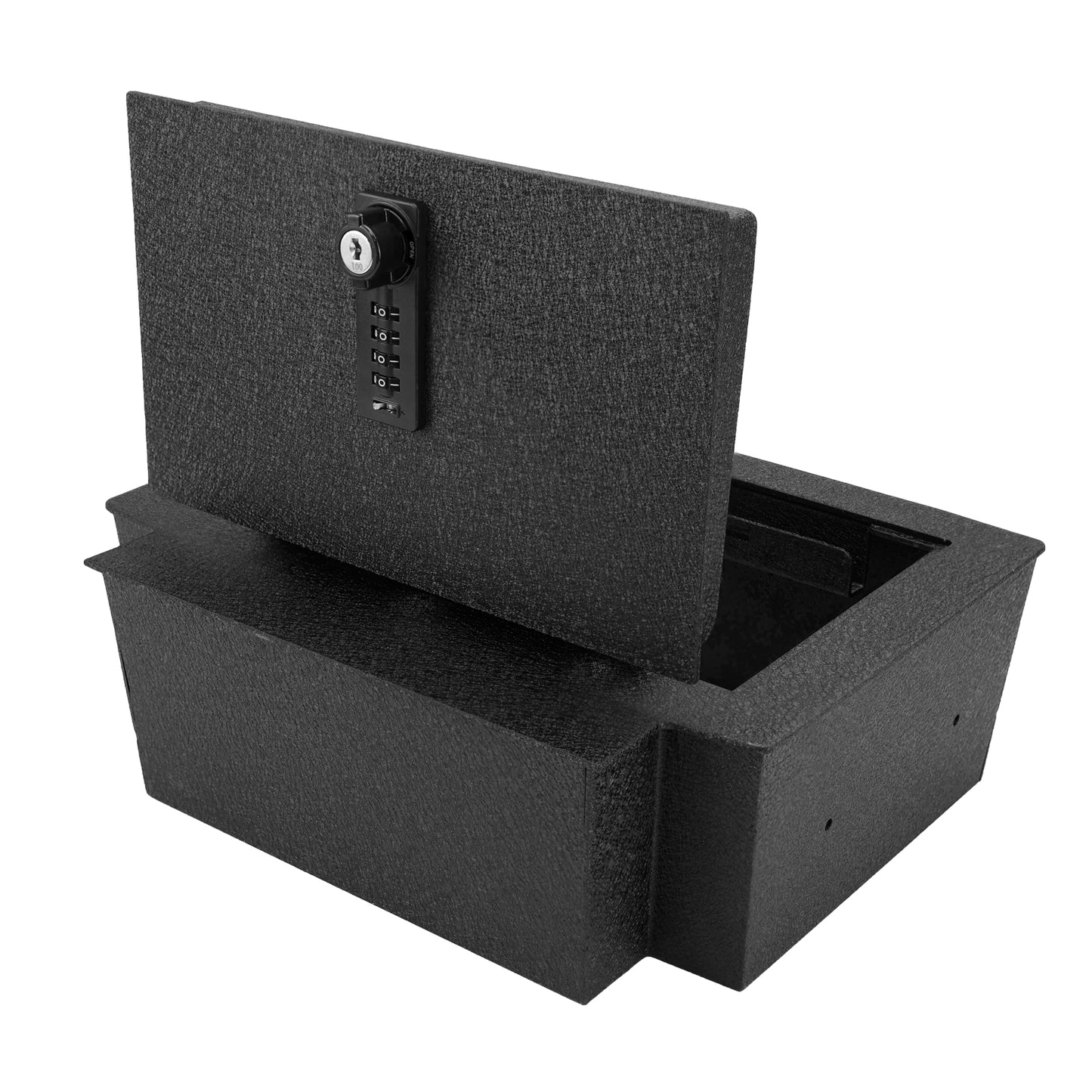 Pro Console Safe Vault Box for Chevrolet Tahoe Sliding (4-Digit Combo Lock with Key): 2021-2025
