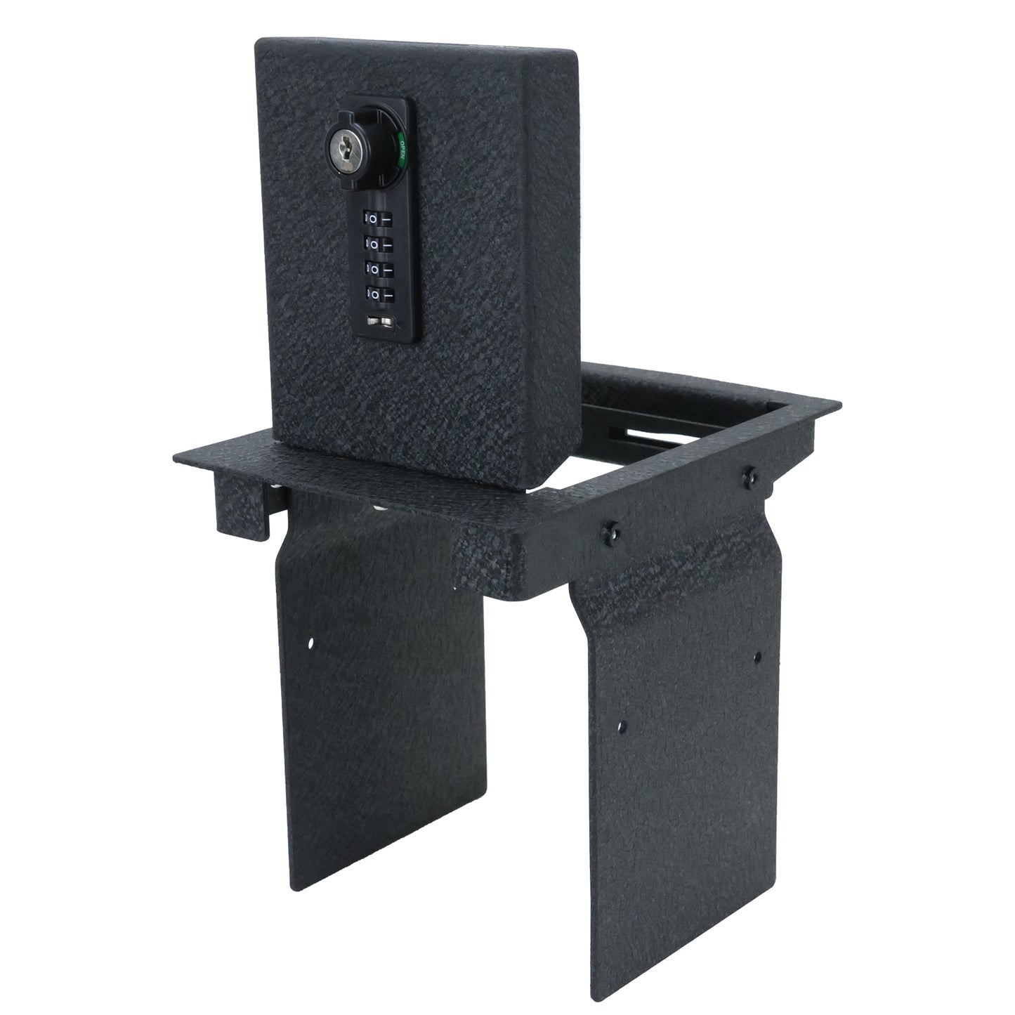 Console Safe Vault Box for Subaru Forester (4-Digit Combo Lock with Key): 2013-2018