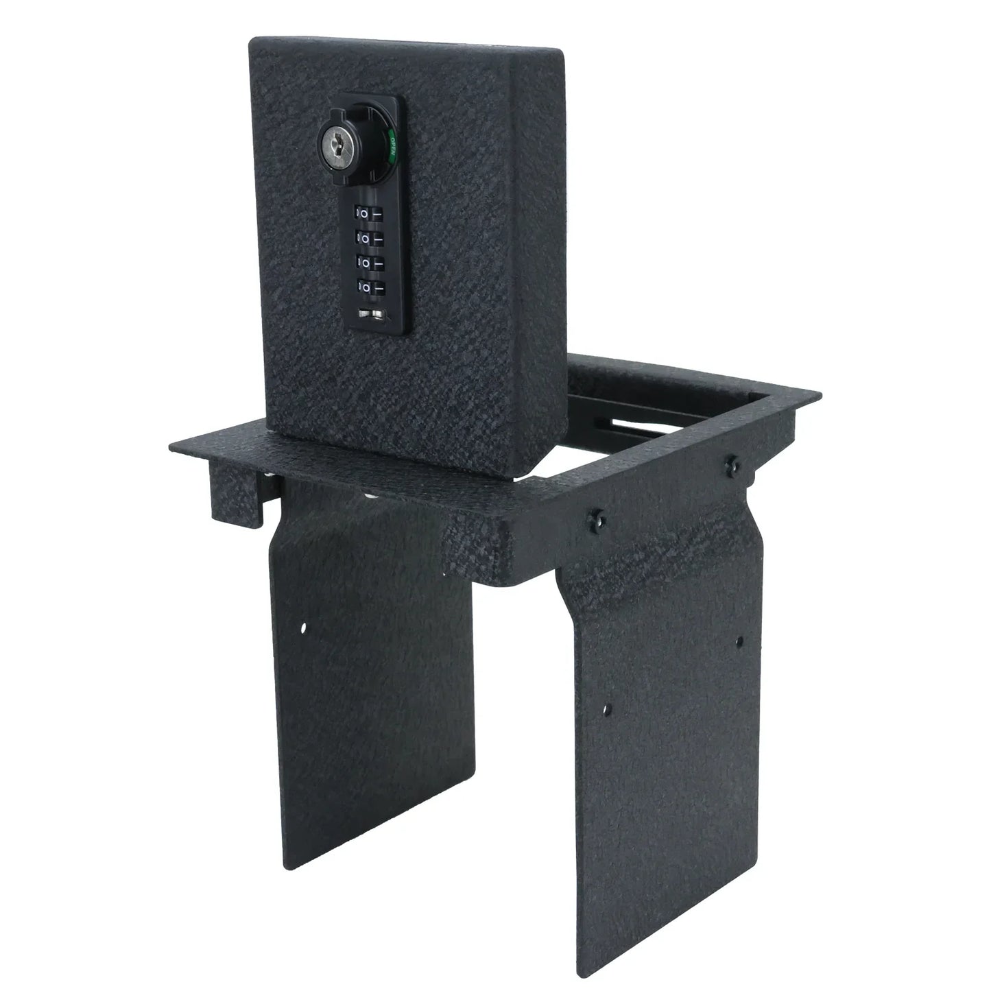 Console Safe Vault Box for Subaru Forester (4-Digit Combo Lock with Key): 2013-2018