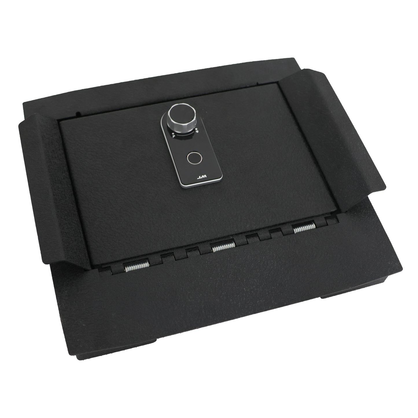Console Safe Vault Box for Ford F250 Super Duty (Fingerprint Lock with Key): 2023-2025