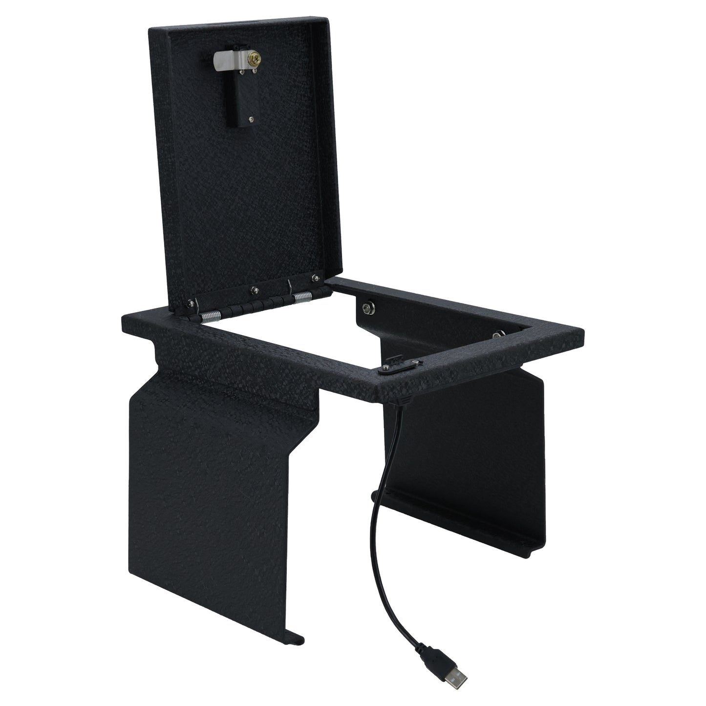 Console Safe Vault Box for Ford F150 (4-Digit Combo Lock with Key): 2012-2014