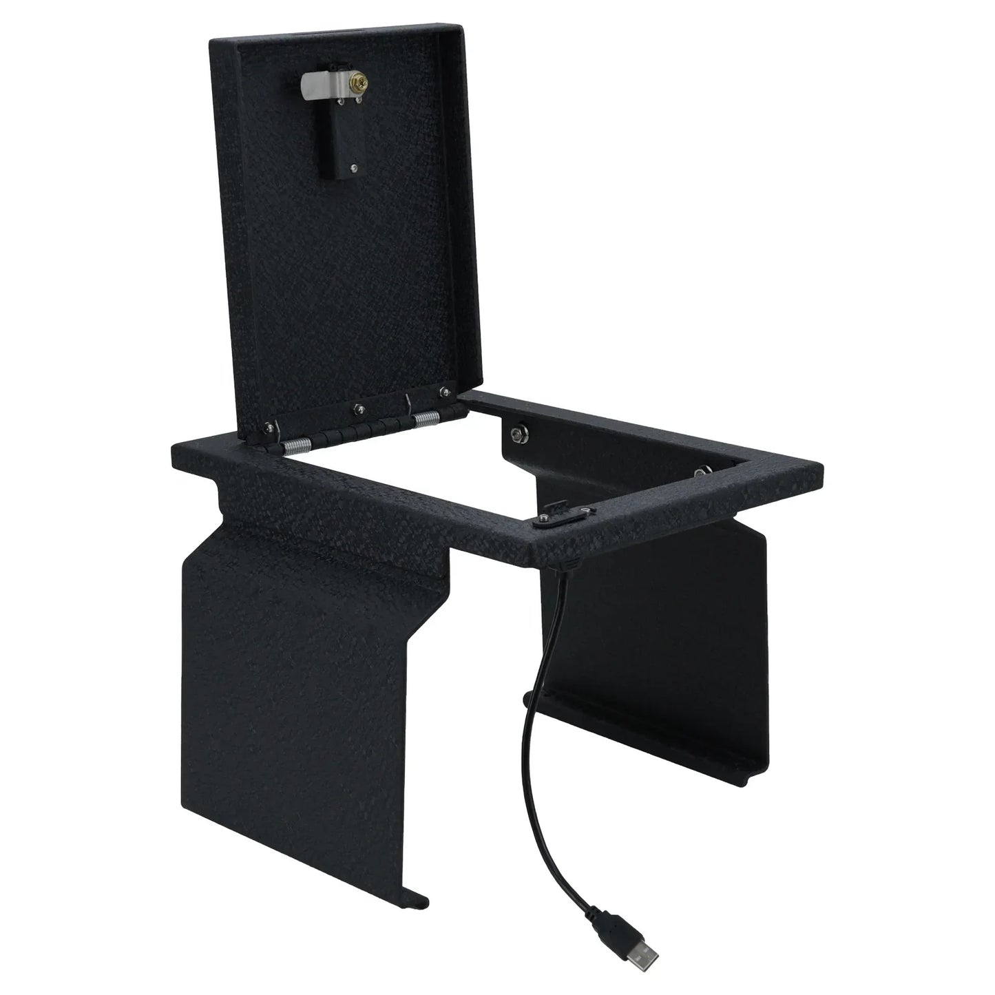 Console Safe Vault Box for Ford F150 (4-Digit Combo Lock with Key): 2012-2014