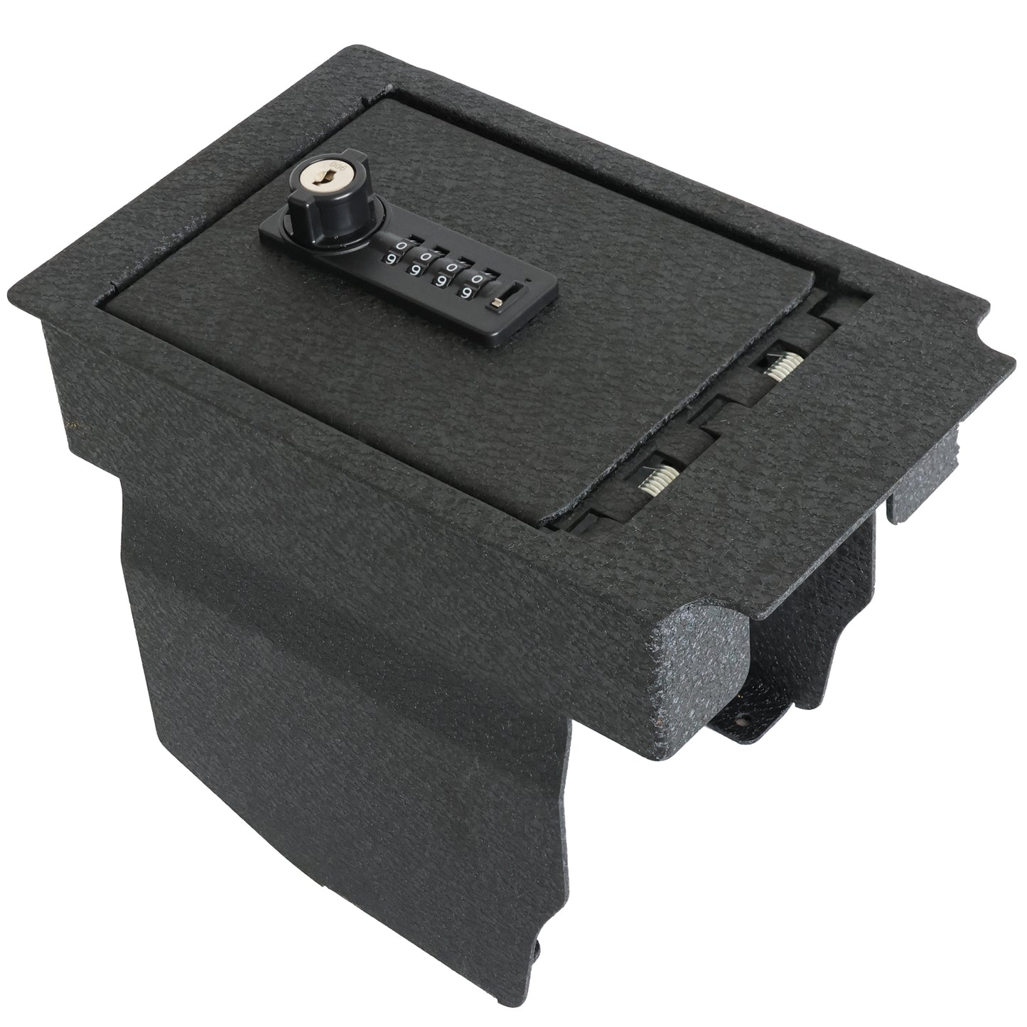 Console Safe Vault Box for Lincoln MKC (4-Digit Combo Lock with Key): 2015-2019