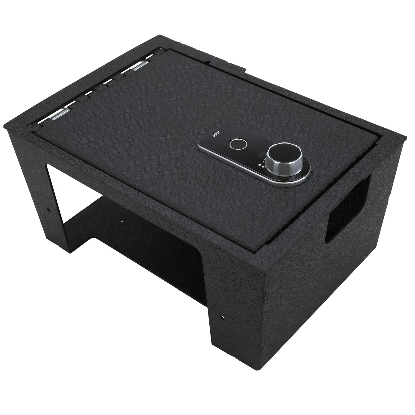 Console Safe Vault Box for Lincoln Aviator (Fingerprint Lock with Key): 2019-2025