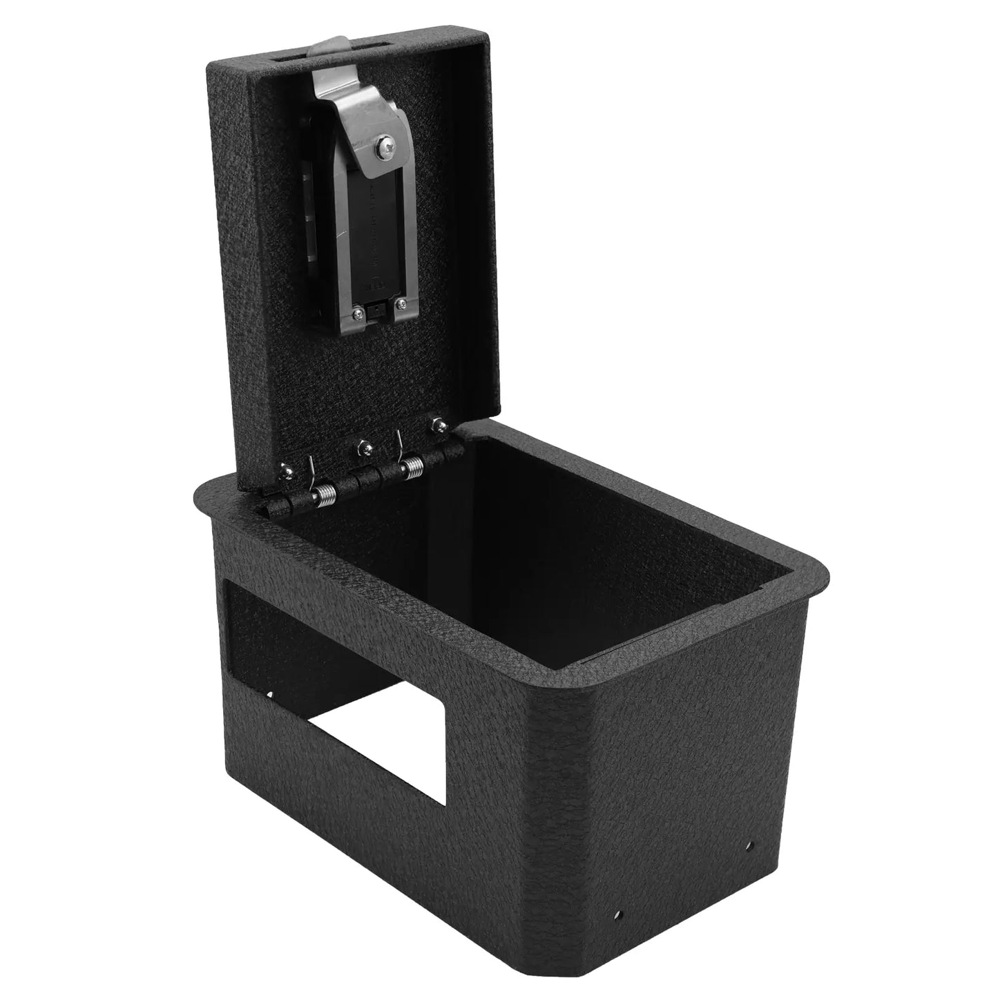 Console Safe Vault Box for 2025-2026 Infiniti QX80 (Fingerprint Lock with Key)