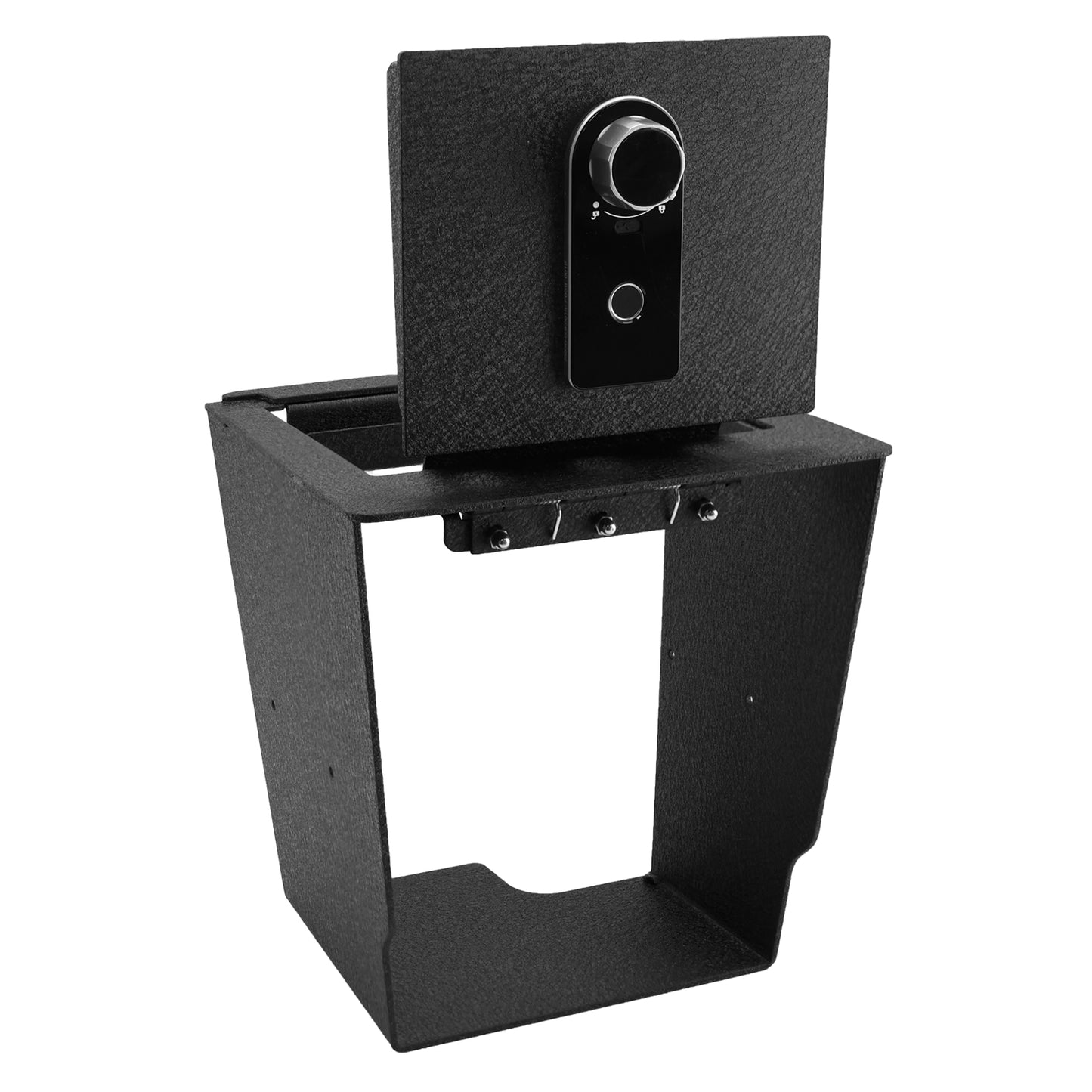 Pro Console Safe Vault Box for Nissan Frontier (Fingerprint Lock with Key): 2022-2025