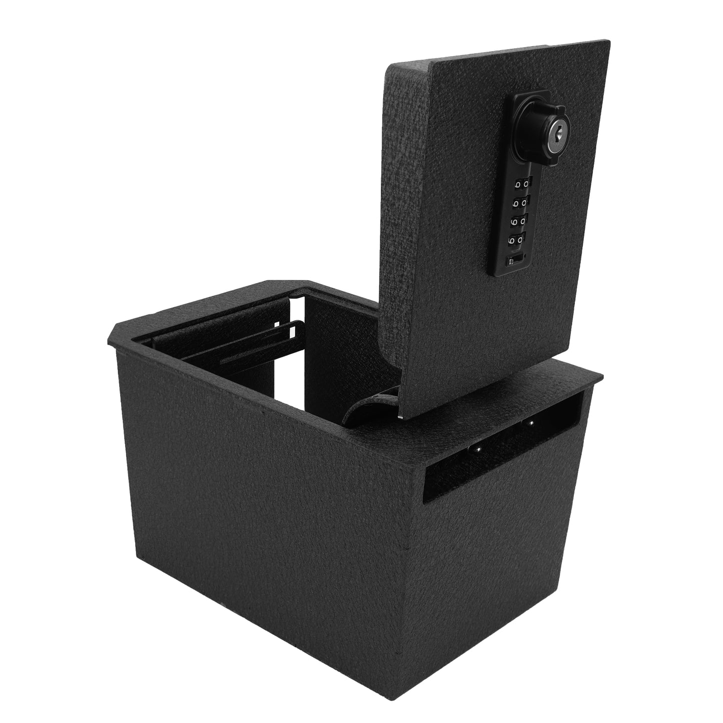 Pro Console Safe Vault Box for Toyota Rav4 (4-Digit Combo Lock with Key): 2013-2018