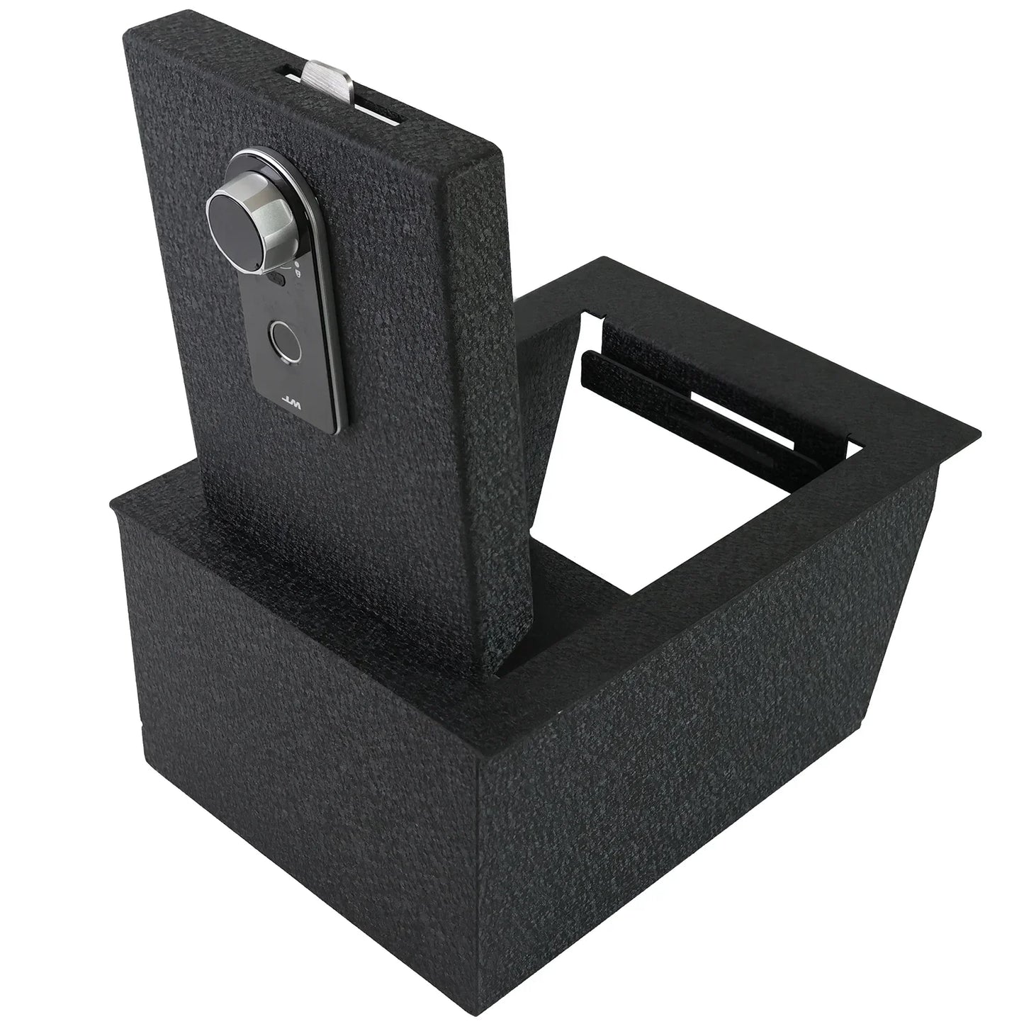 Console Safe Vault Box for Honda Ridgeline (Fingerprint Lock with Key): 2016-2023