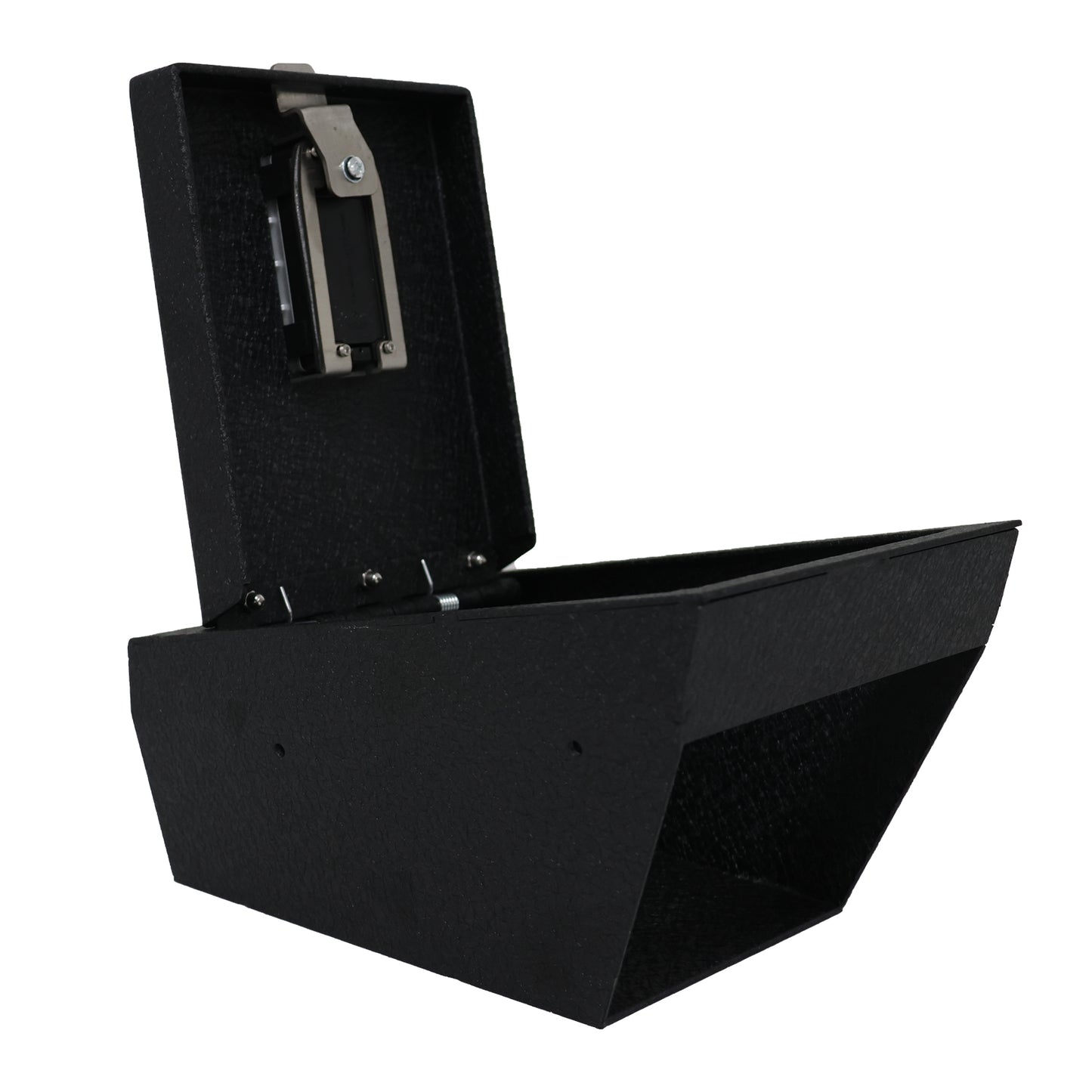 Console Safe Vault Box for Tesla Model S (Fingerprint Lock with Key): 2021-2025