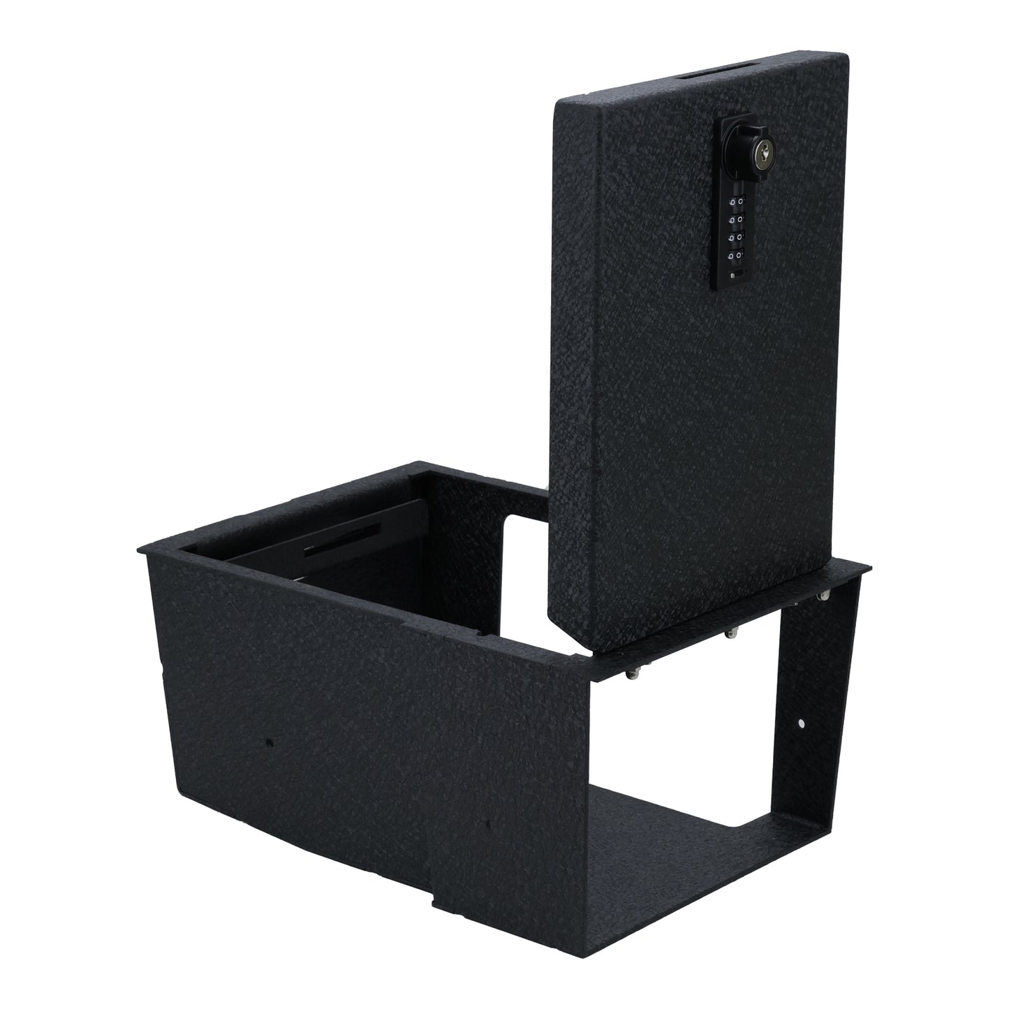 Console Safe Vault Box for Lincoln Aviator (4-Digit Combo Lock with Key): 2019-2025