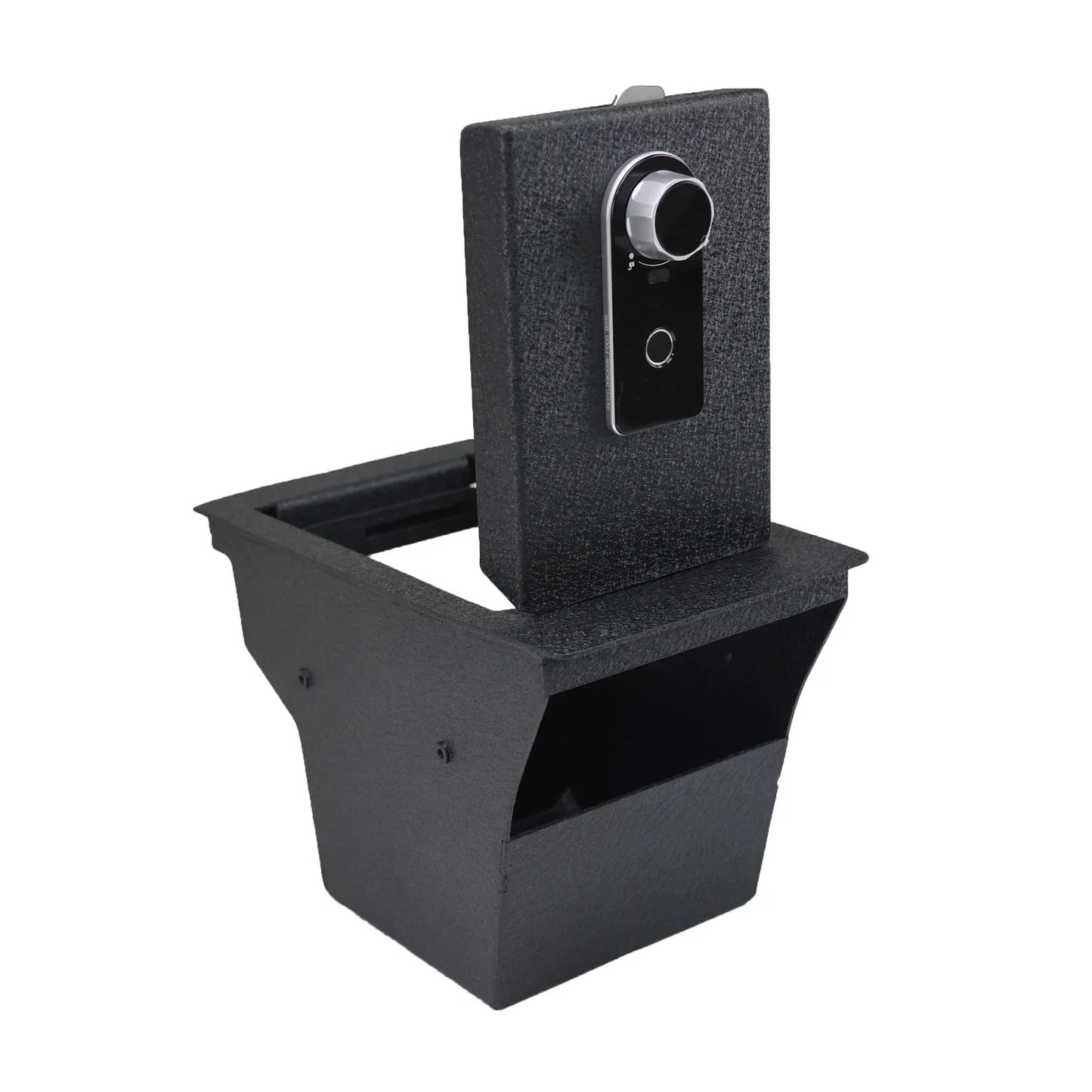 Console Safe Vault Box for Jeep Cherokee (Fingerprint Lock with Key): 2015-2024
