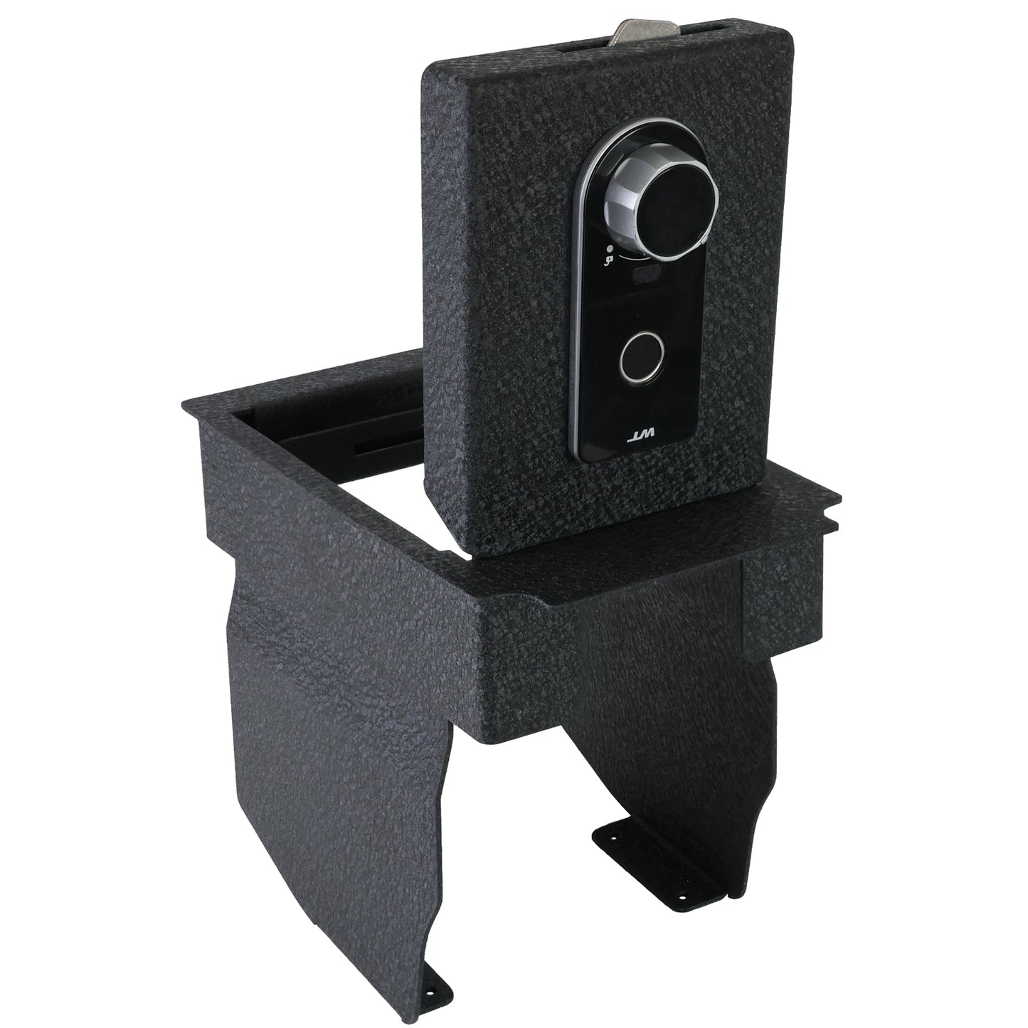 Console Safe Vault Box for Lincoln MKC (Fingerprint Lock with Key): 2015-2019