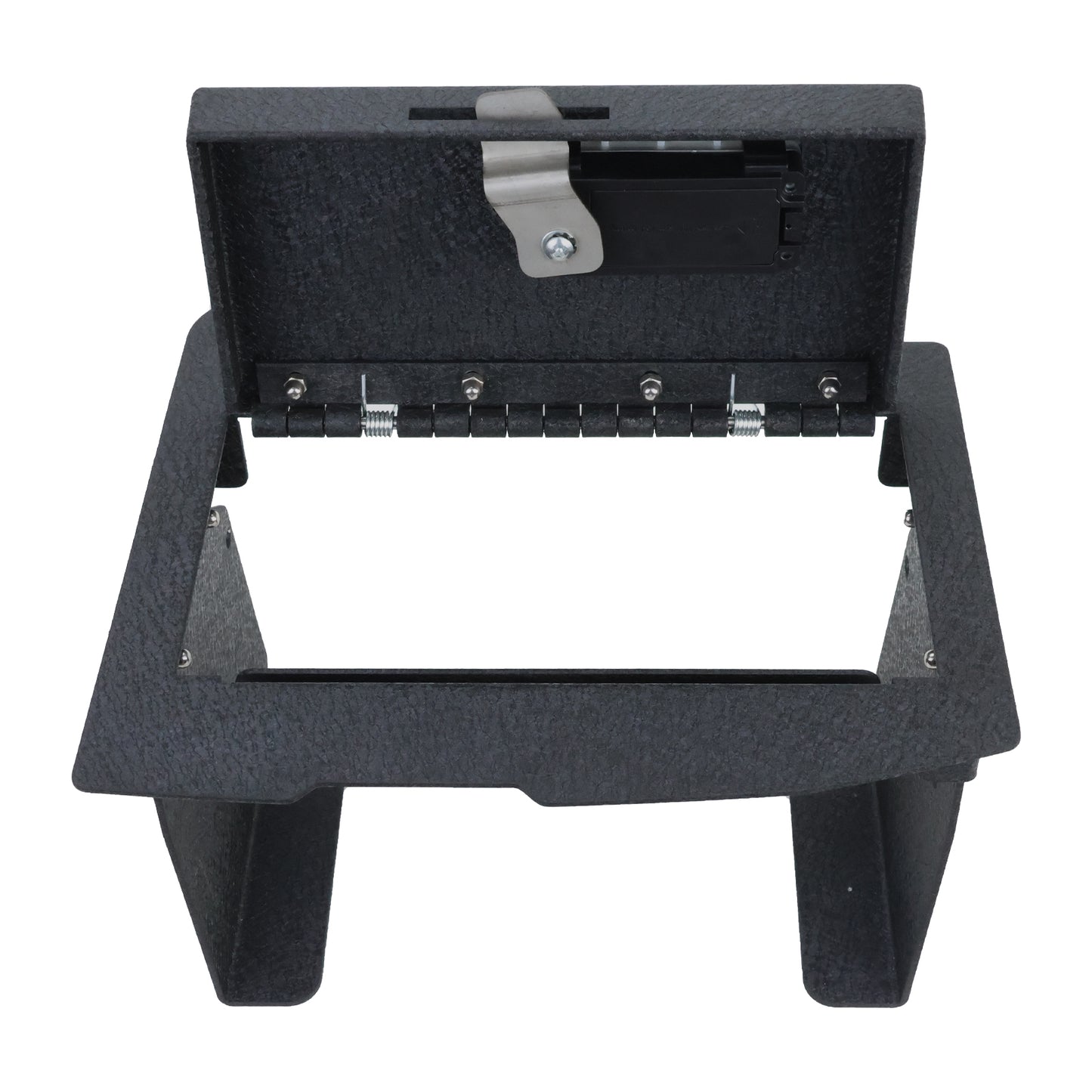 Console Safe Vault Box for Dodge Ram 3500 with CD (Fingerprint Lock with Key): 2013-2018