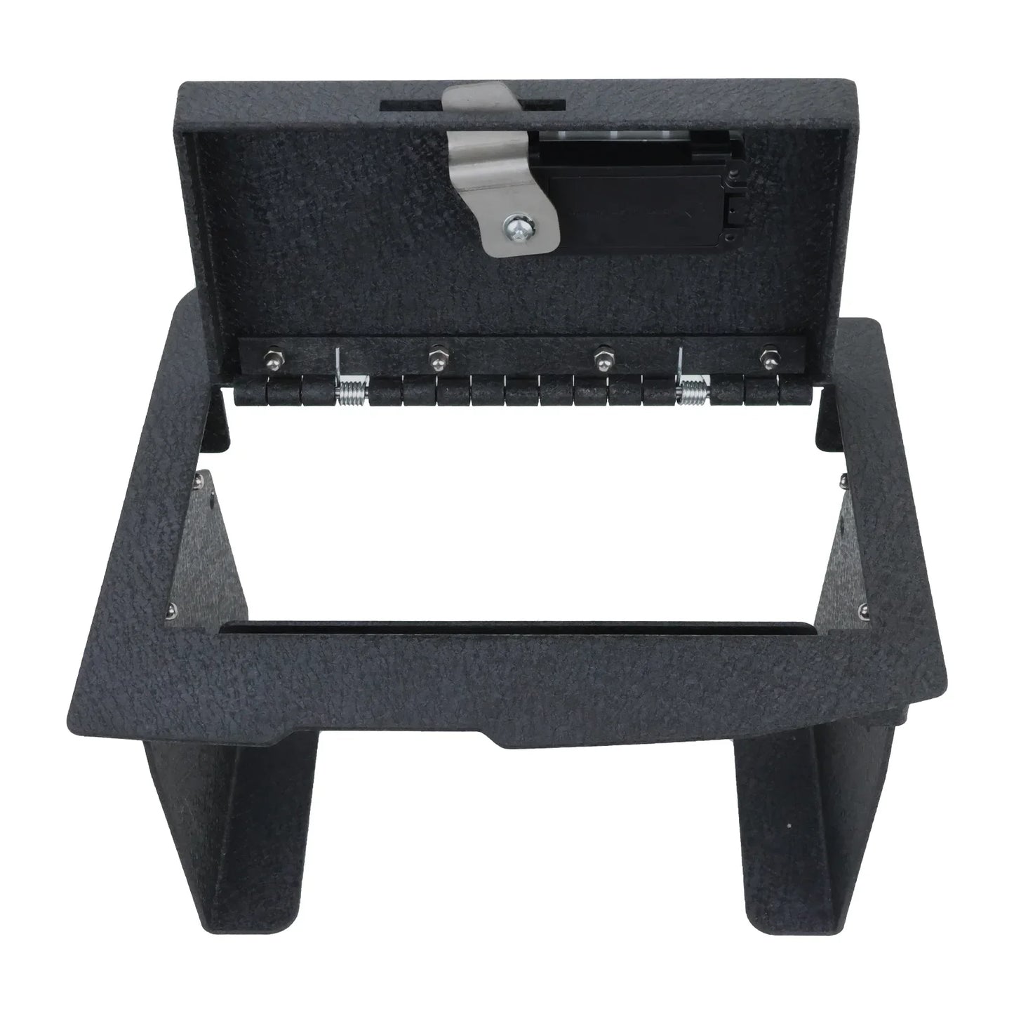 Console Safe Vault Box for Dodge Ram 3500 with CD (Fingerprint Lock with Key): 2013-2018