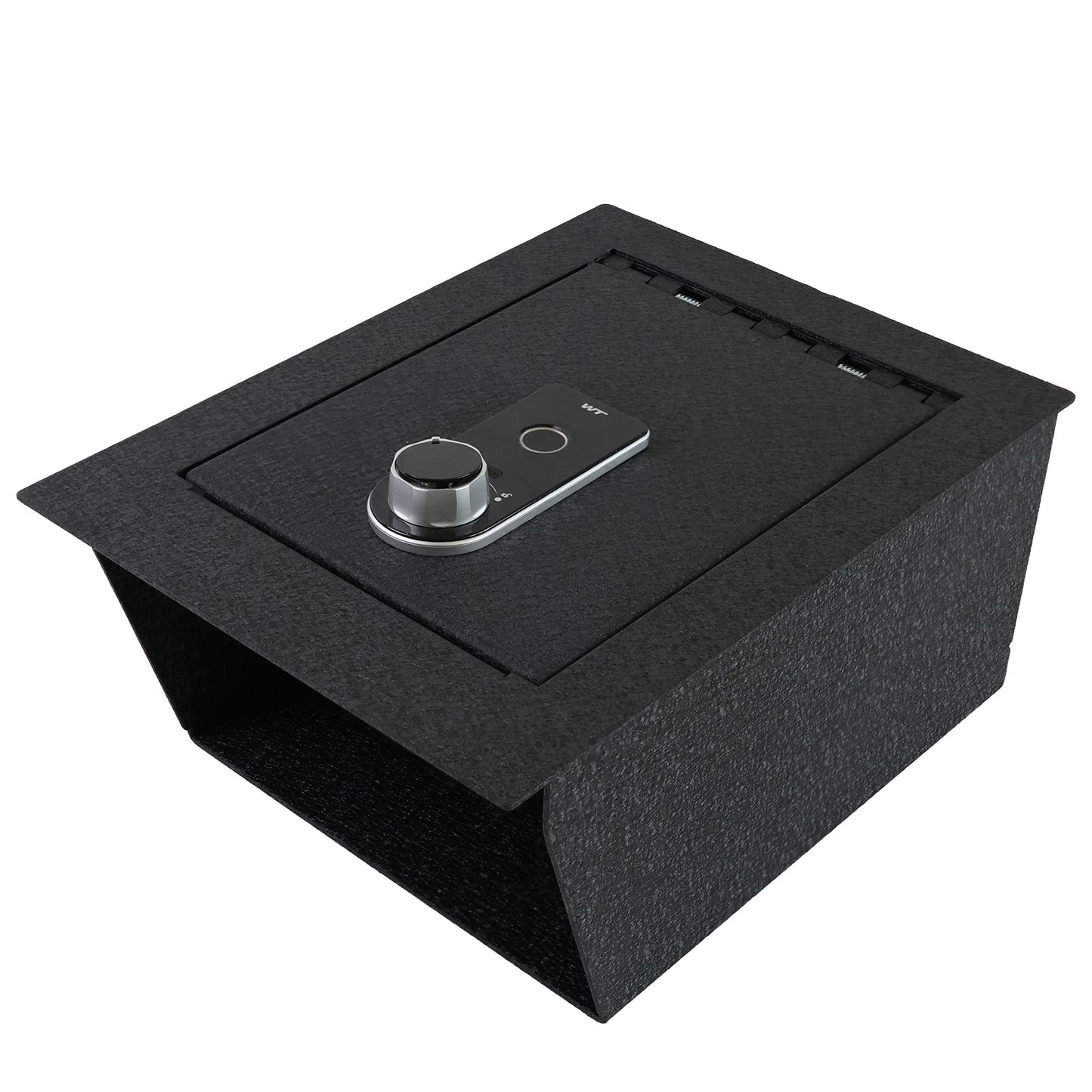 Console Safe Vault Box for Honda Ridgeline (Fingerprint Lock with Key): 2016-2023