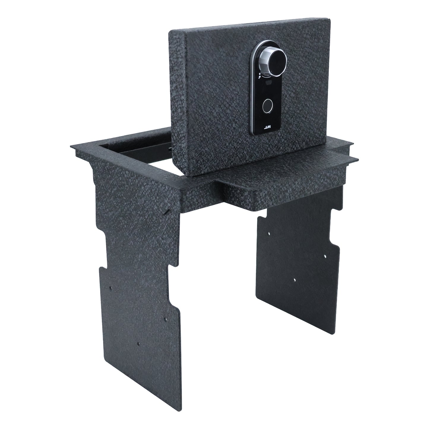 Front Center Console Safe Vault Box for Lincoln Navigator (Fingerprint Lock with Key): 2018-2024