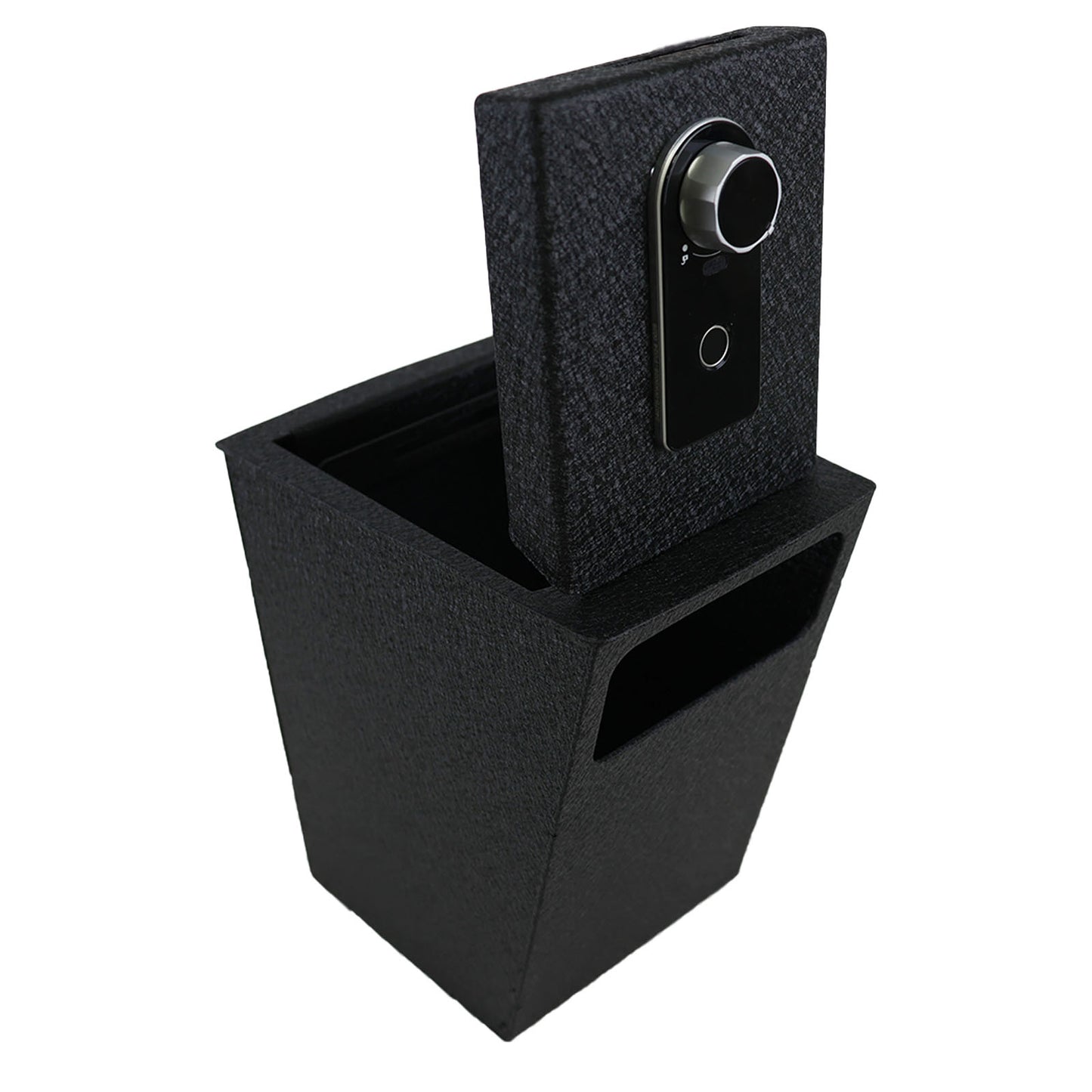 Console Safe Vault Box for Hyundai Santafe (Fingerprint Lock with Key): 2021-2023