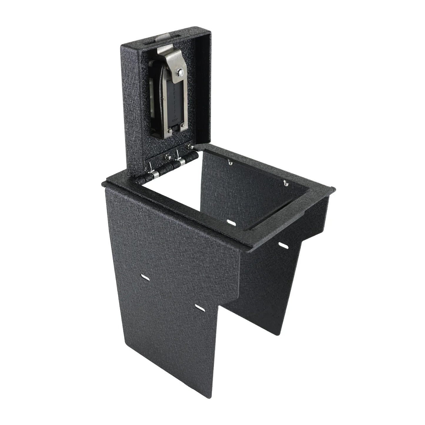 Console Safe Vault Box for Rivian R1T (Fingerprint Lock with Key): 2021-2026