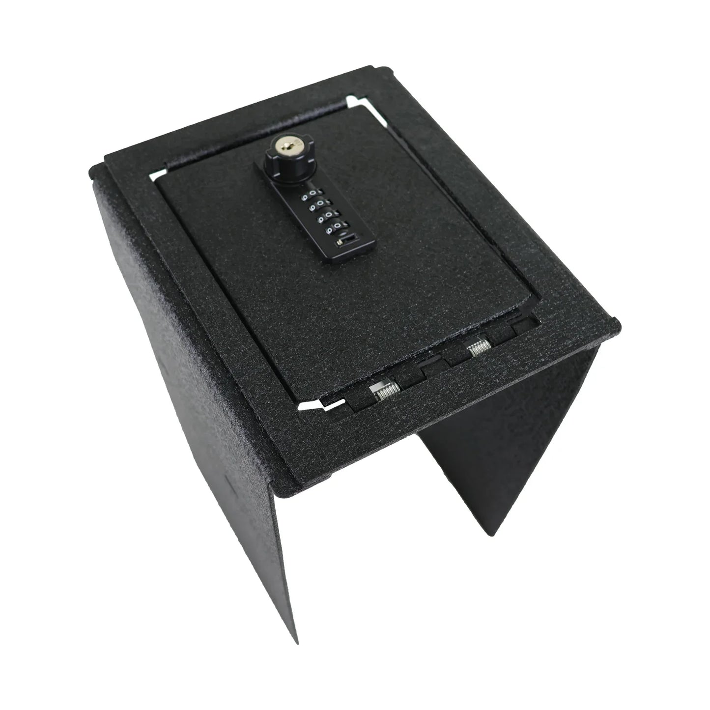 Console Safe Vault Box for Rivian R1S & R1T (4-Digit Combo Lock with Key): 2021-2026