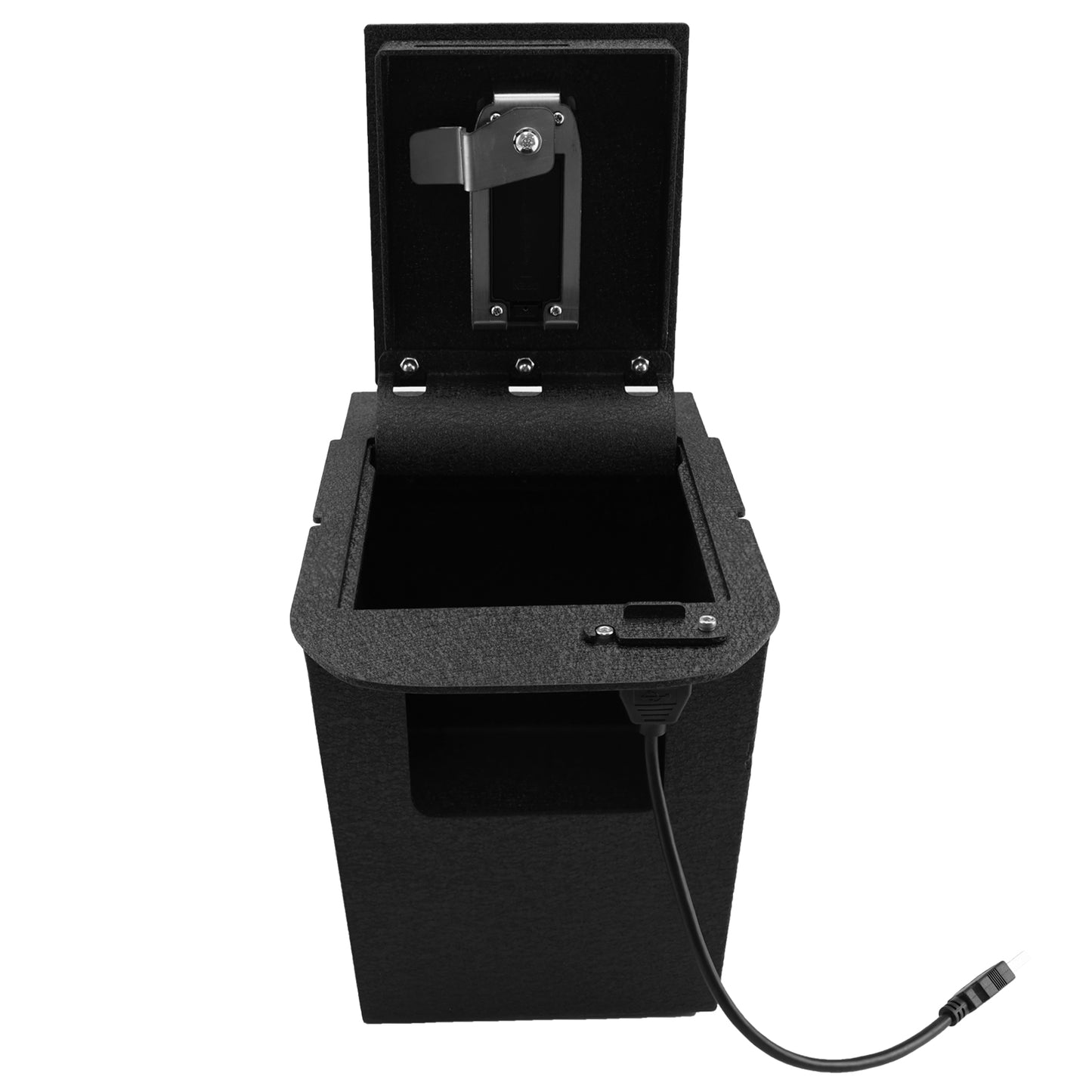 Pro Console Safe Vault Box for Toyota RAV4 (Fingerprint Lock with Key): 2019-2025