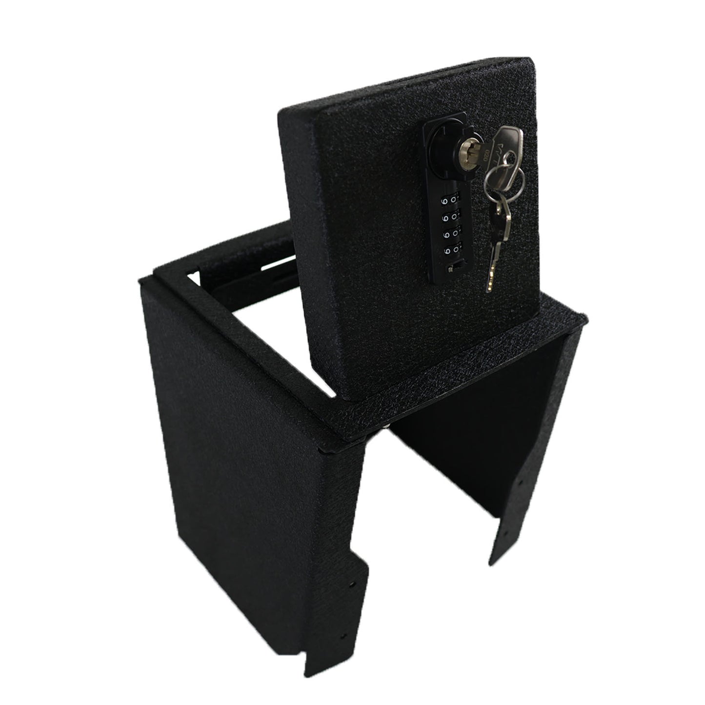 Console Safe Vault Box for Ford Maverick (4-Digit Combo Lock with Key): 2022-2025