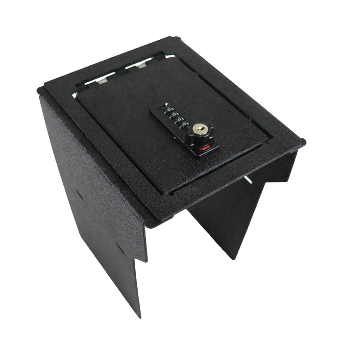 Console Safe Vault Box for Rivian R1S & R1T (4-Digit Combo Lock with Key): 2021-2026