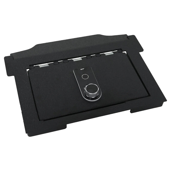 Console Safe Vault Box for Dodge Ram 1500 TRX (Fingerprint Lock with Key): 2021-2024