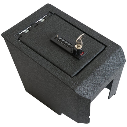 Console Safe Vault Box for BMW X4 (4-Digit Combo Lock with Key): 2018-2025